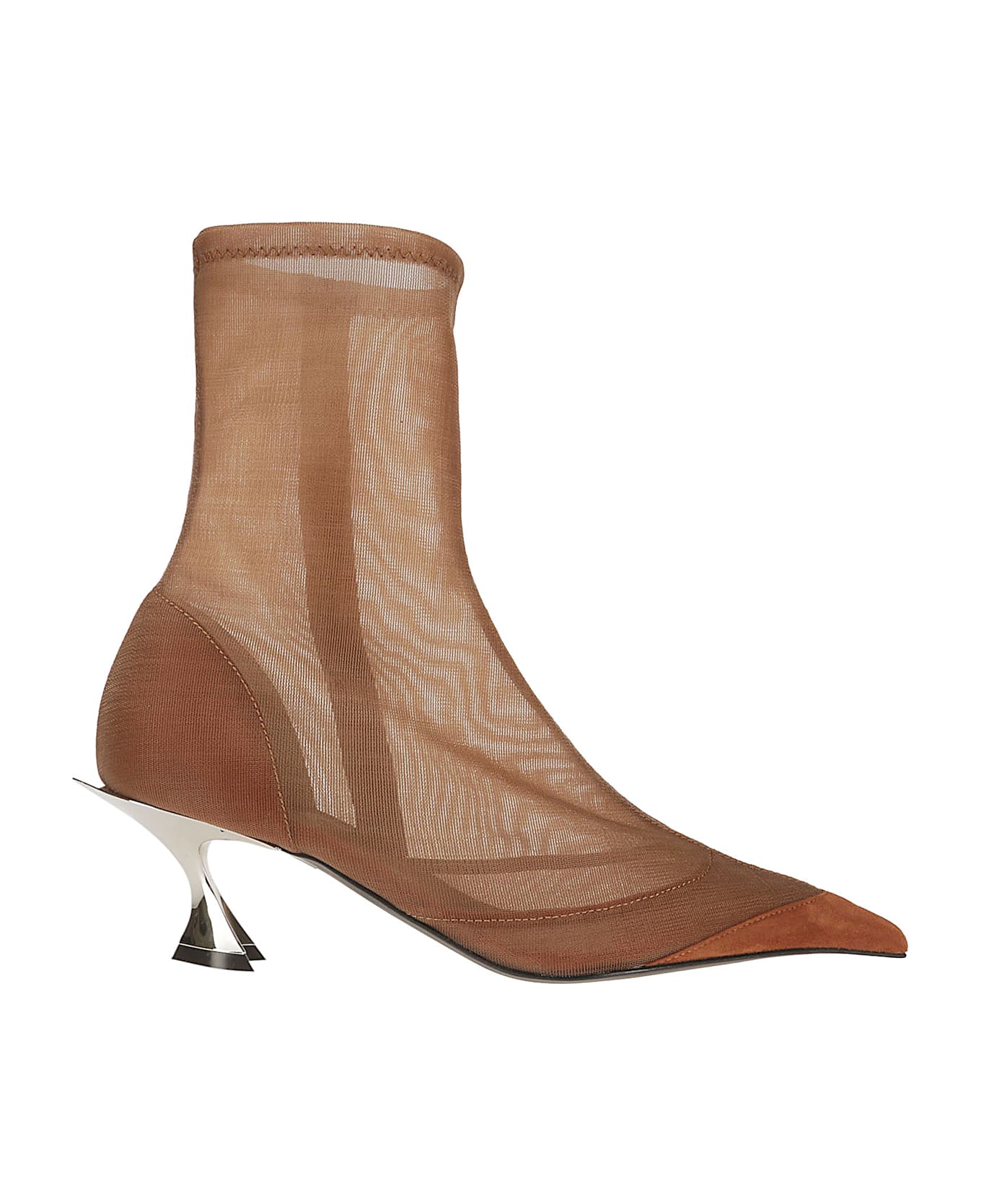 Mugler Kitten Ankle Boot - CINNAMON