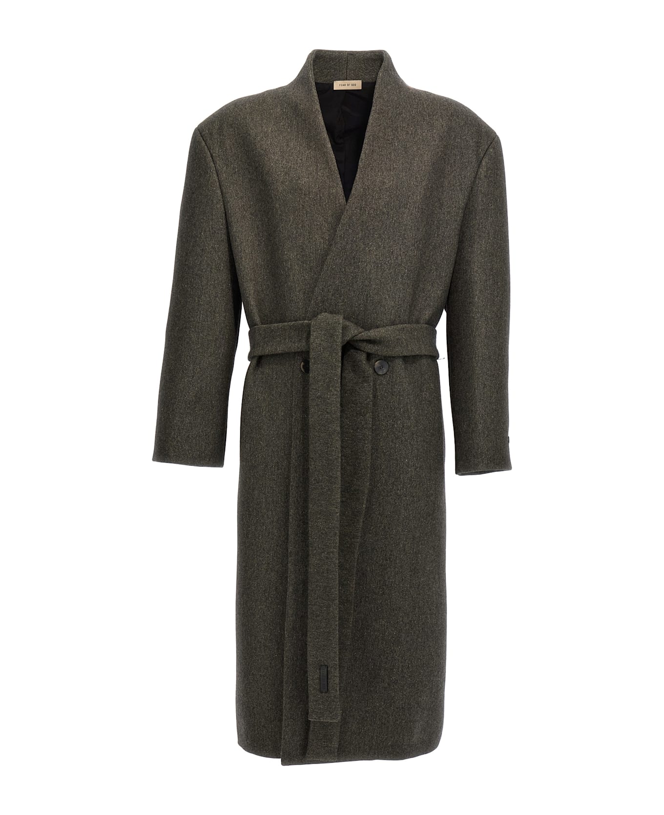 Fear of God 
lapelless
 Coat - Green
