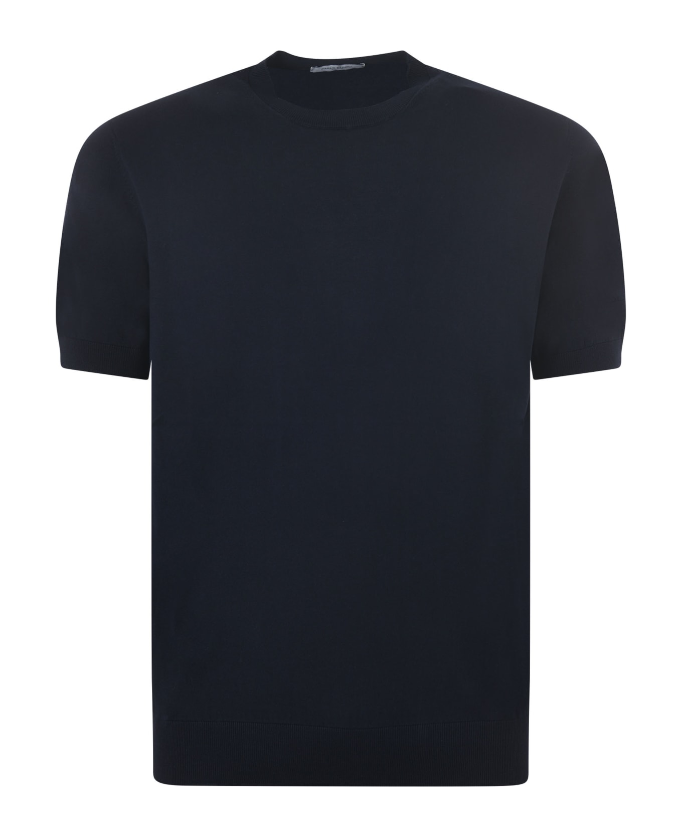 Paolo Pecora T-shirt Paolo Pecora In Filo Di Cotone Disponibile Store Scafati - Blu scuro