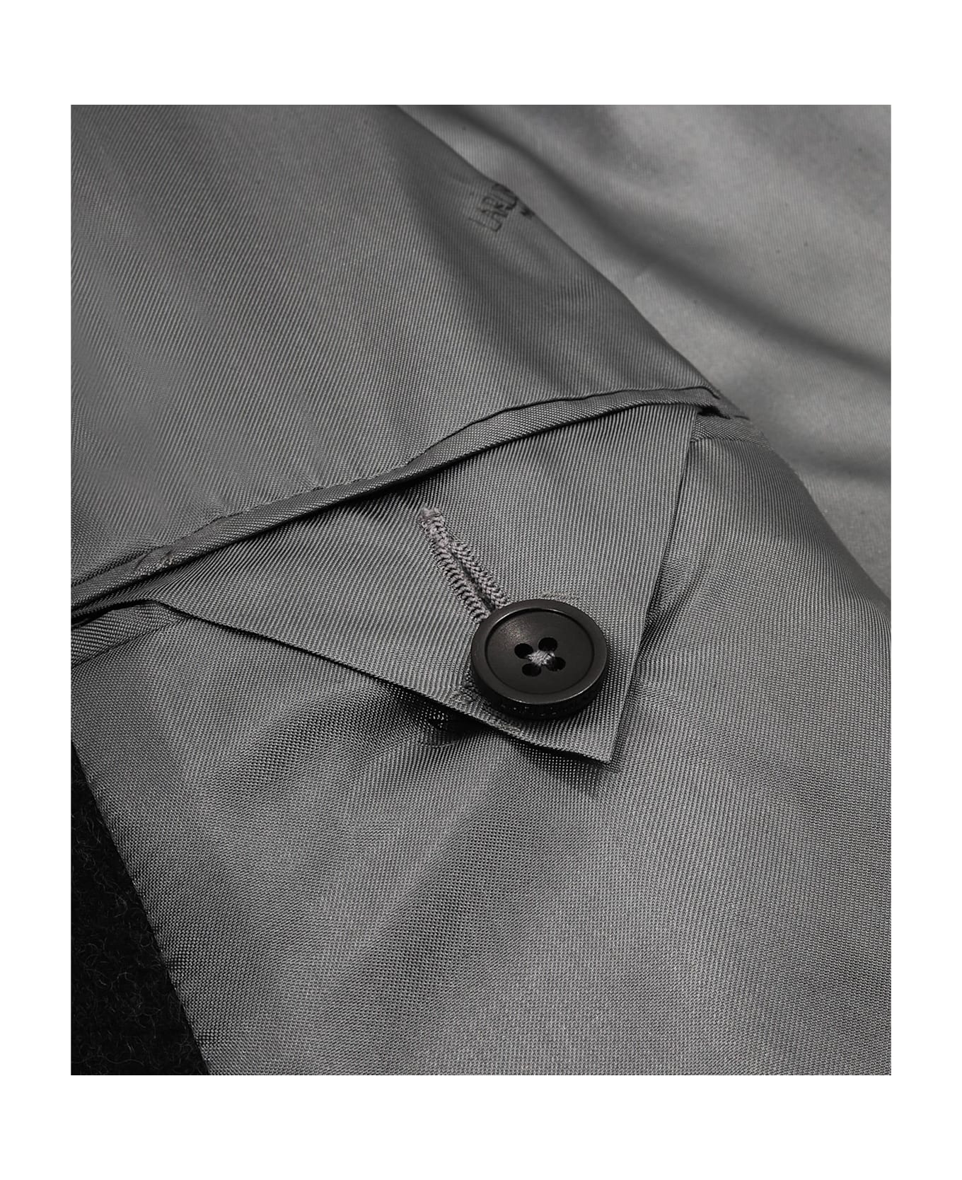 Larusmiani Wool And Cashmere Peacoat Fitz Roy Coat - Grey