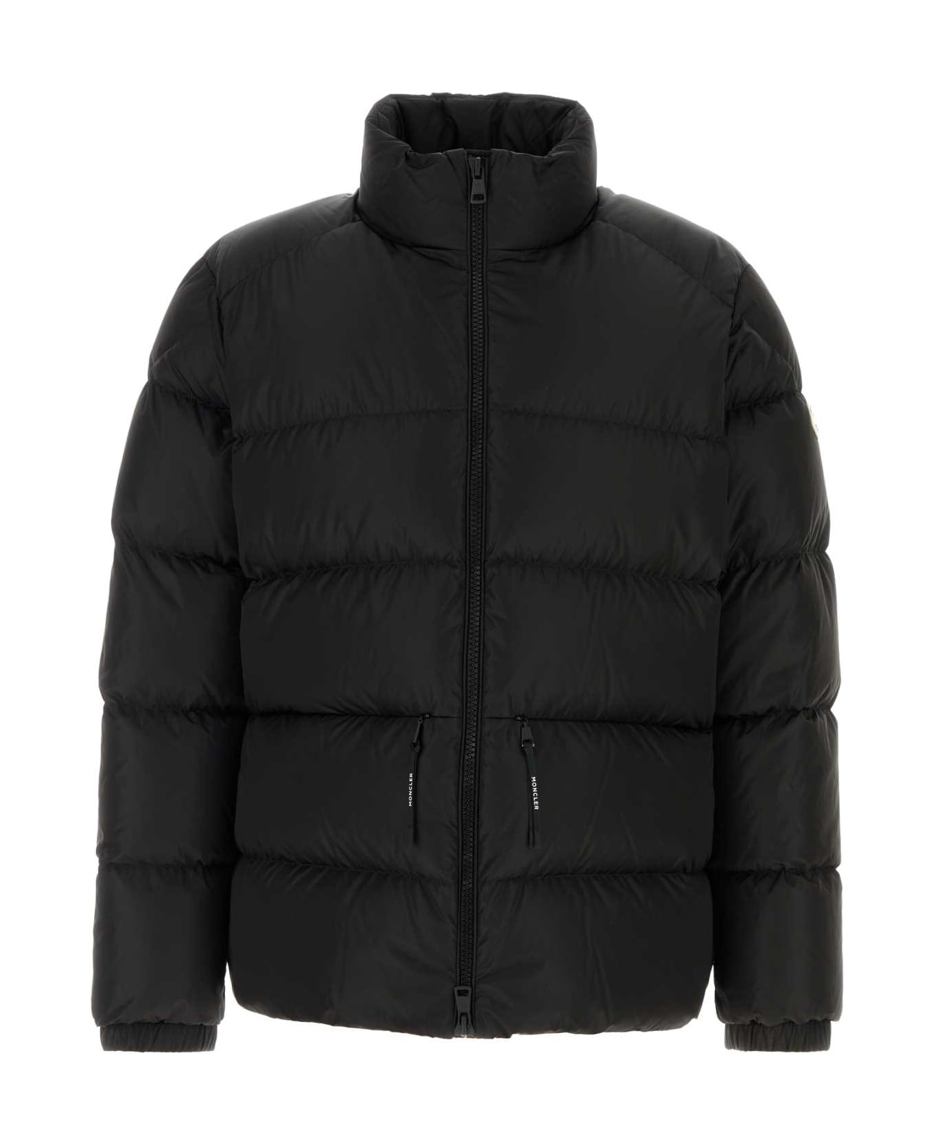 Moncler Black Nylon Down Jacket - BLACK