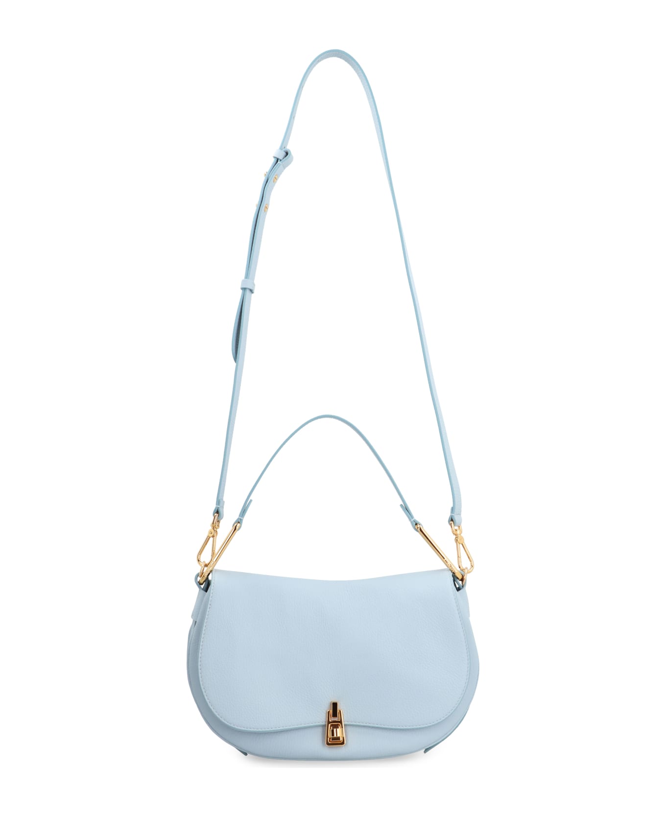 Coccinelle Magie Soft Leather Handbag - Light Blue トートバッグ