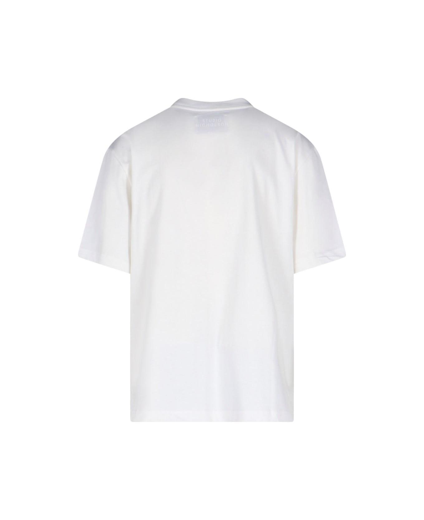 Studio Nicholson Oversize T-shirt - WHITE