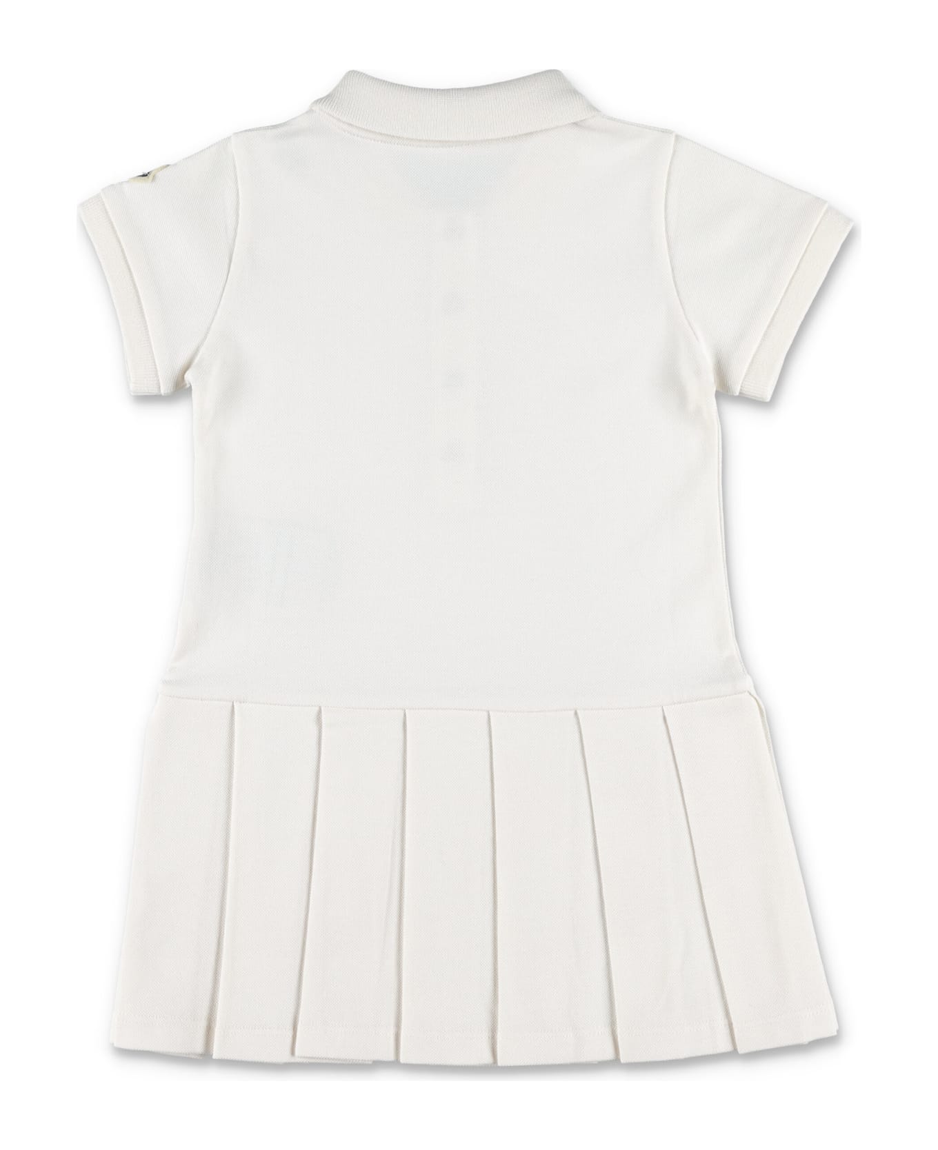 Moncler Faedis Polo Dress - WHITE