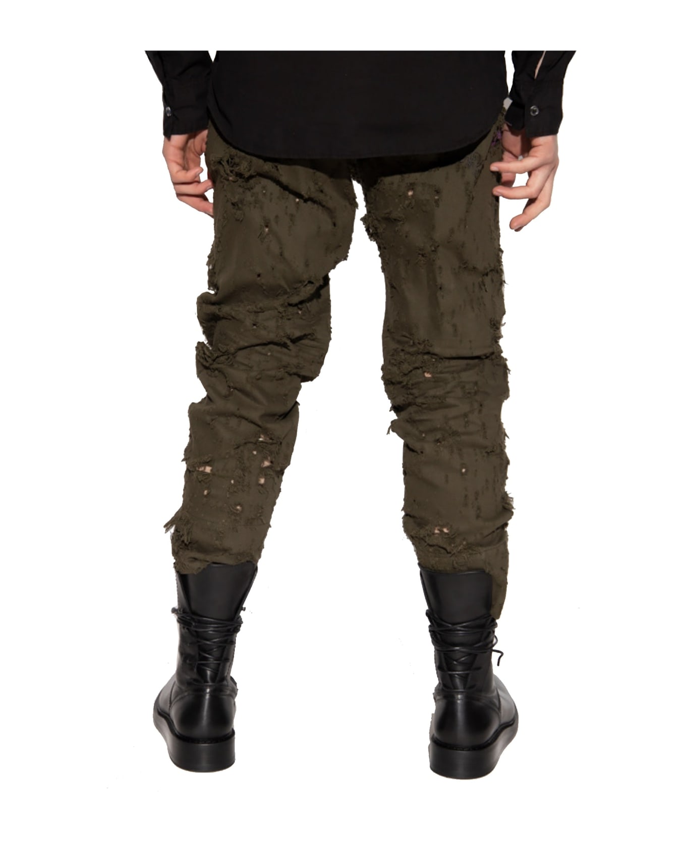 Dsquared2 Aviator Relaxed-fitting Trousers - Green