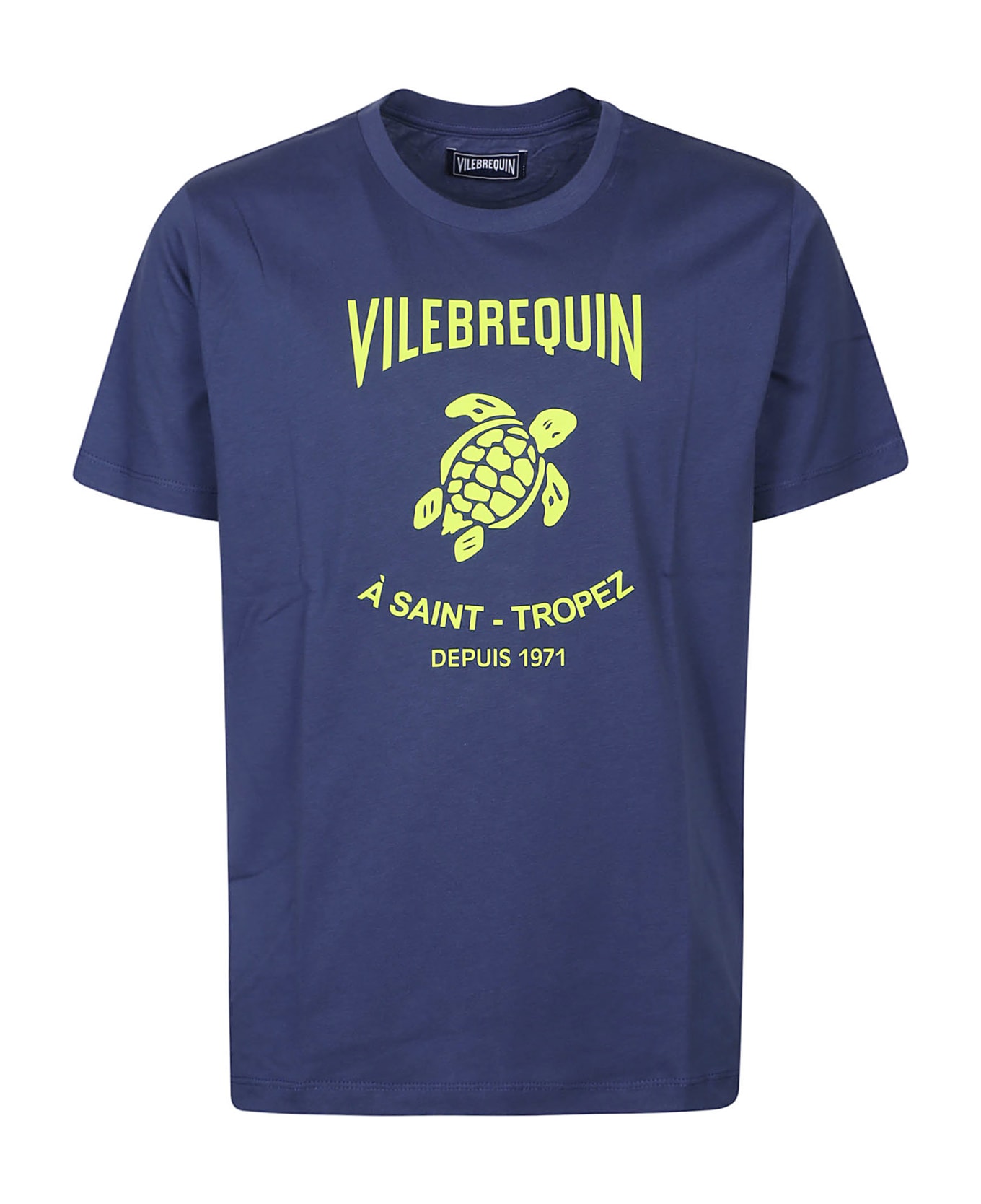 Vilebrequin Washed T-shirt - Blu Yatch