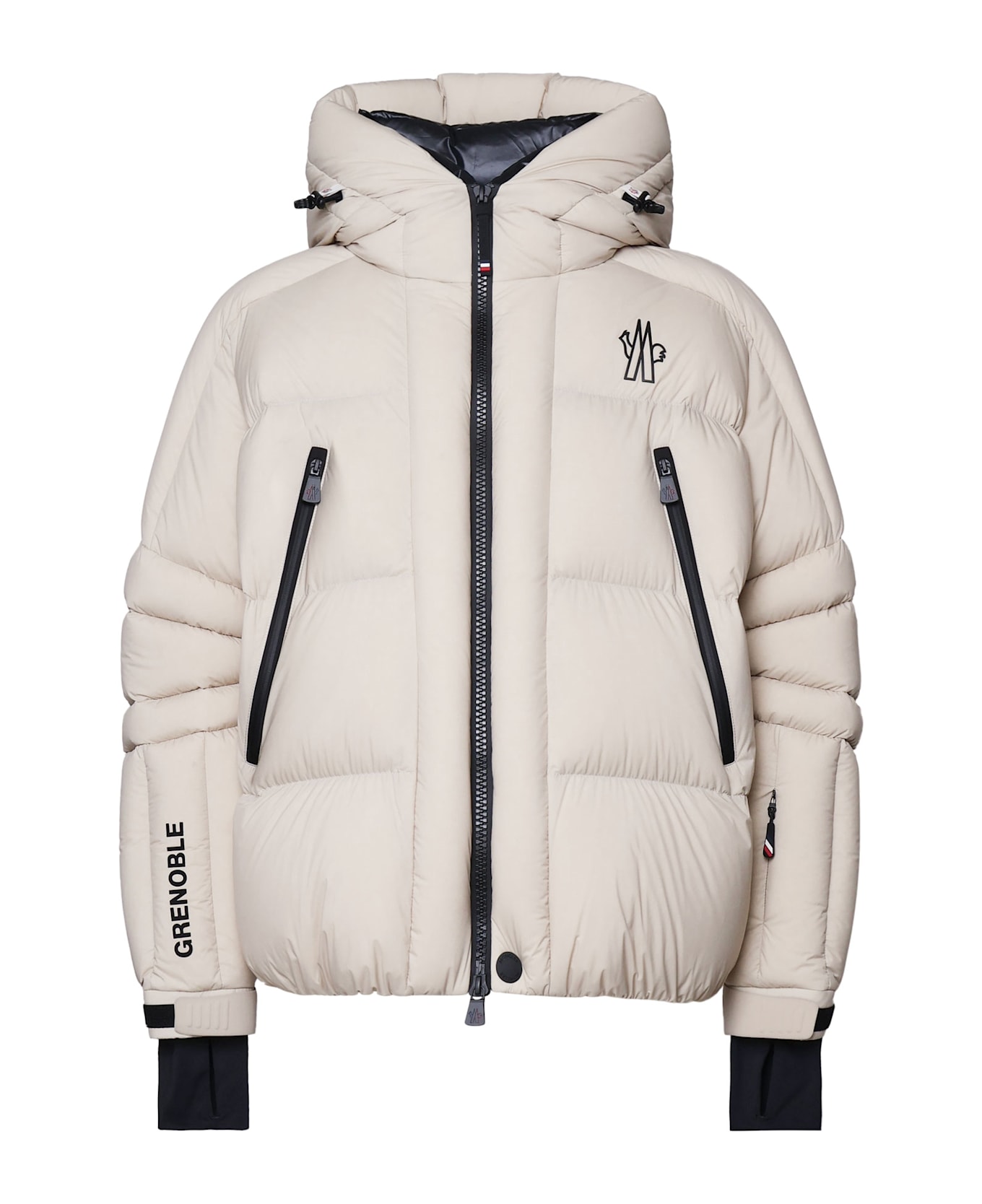 Moncler Grenoble Cherferie Jacket In Nylon - White