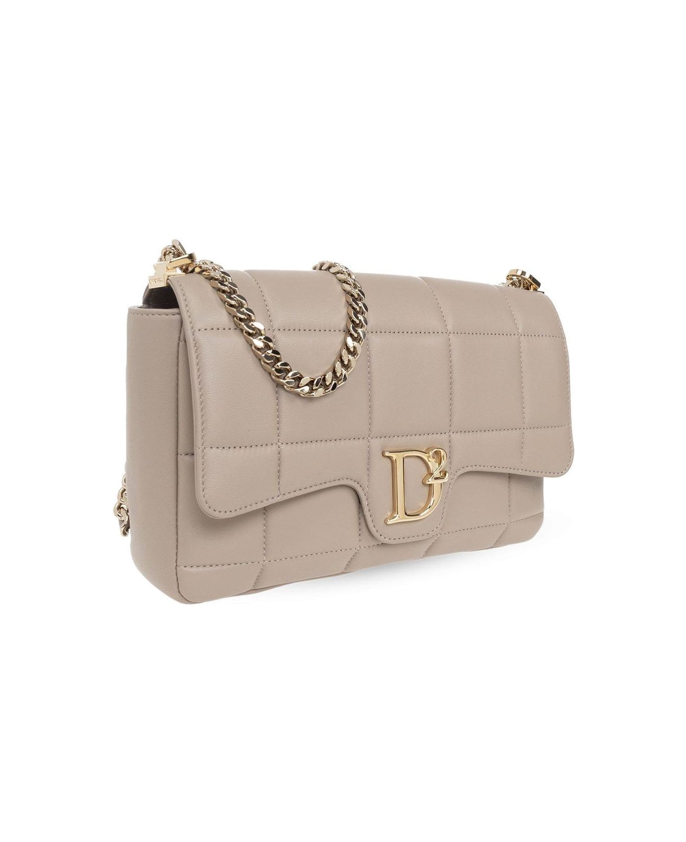 Dsquared2 Padded Logo-plaque Quilted Shoulder Bag - Non definito