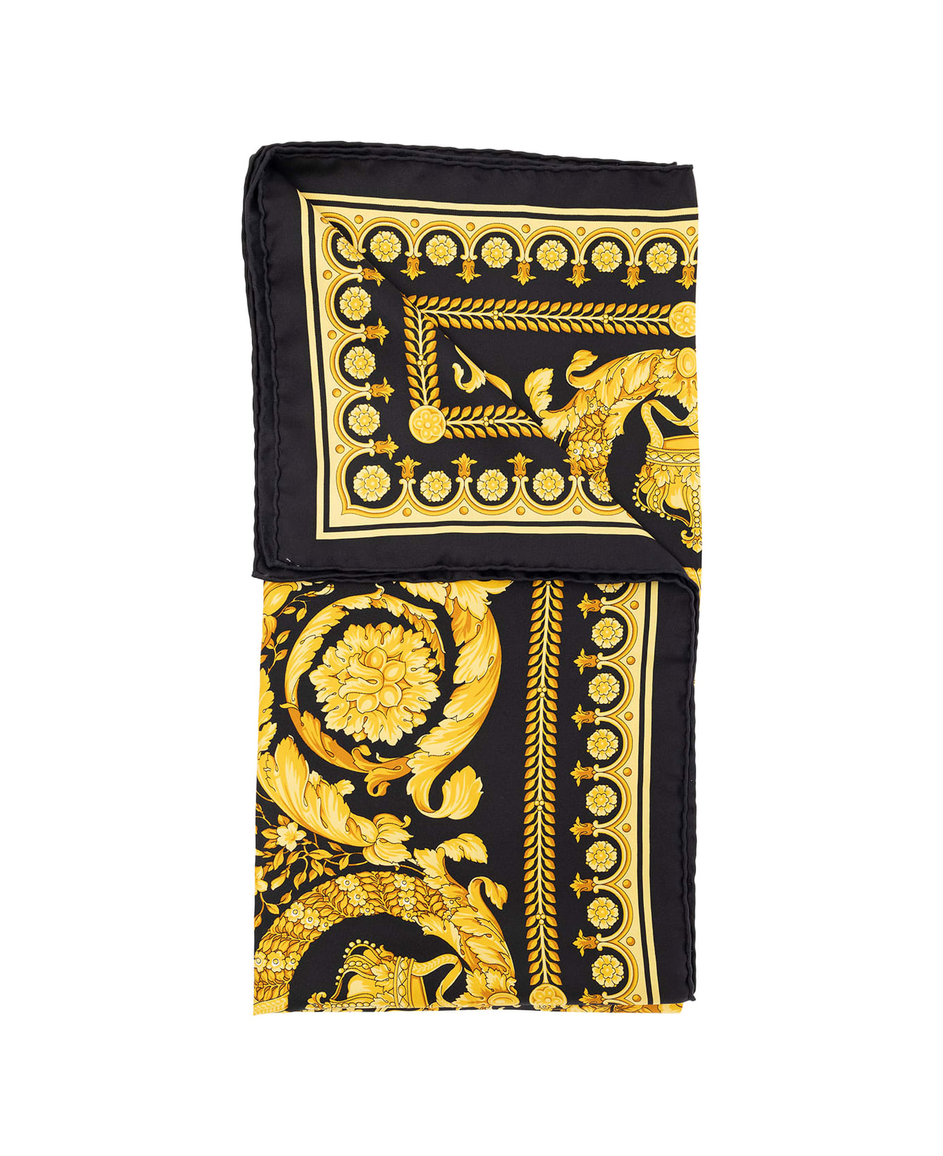 Versace Foulard - Black gold スカーフ