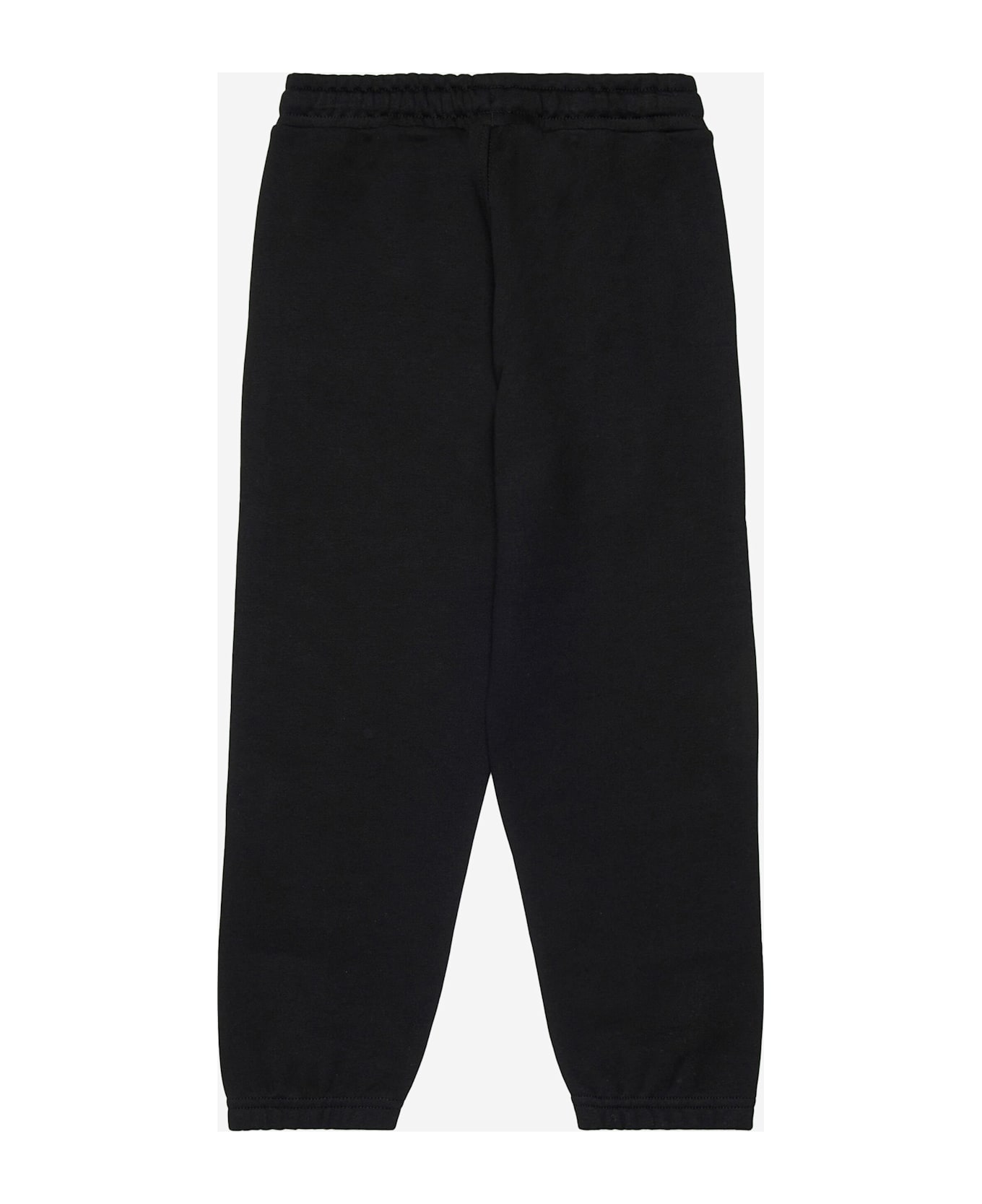 Diesel Cotton Trousers With Logo - Black