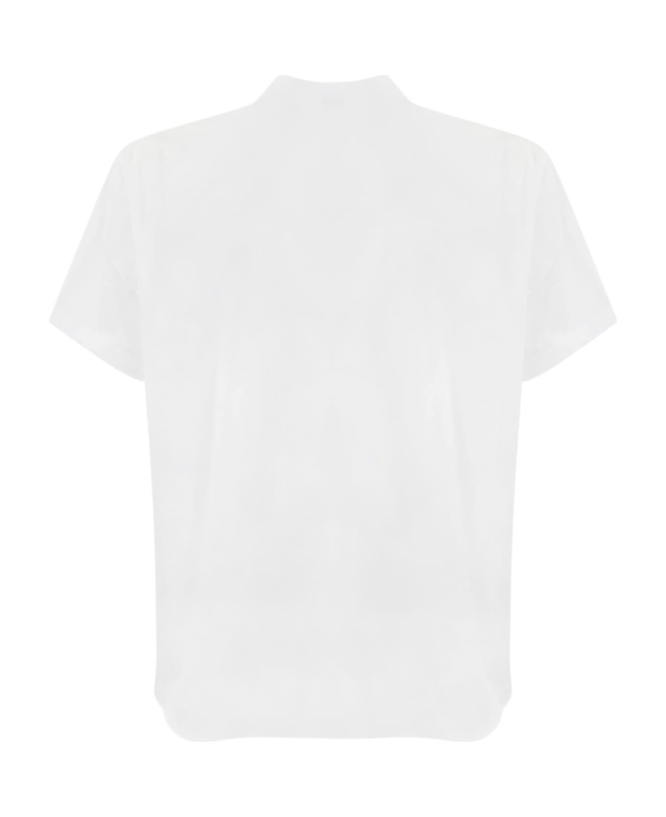Fay Cotton Shirt With Mandarin Collar - Bianco