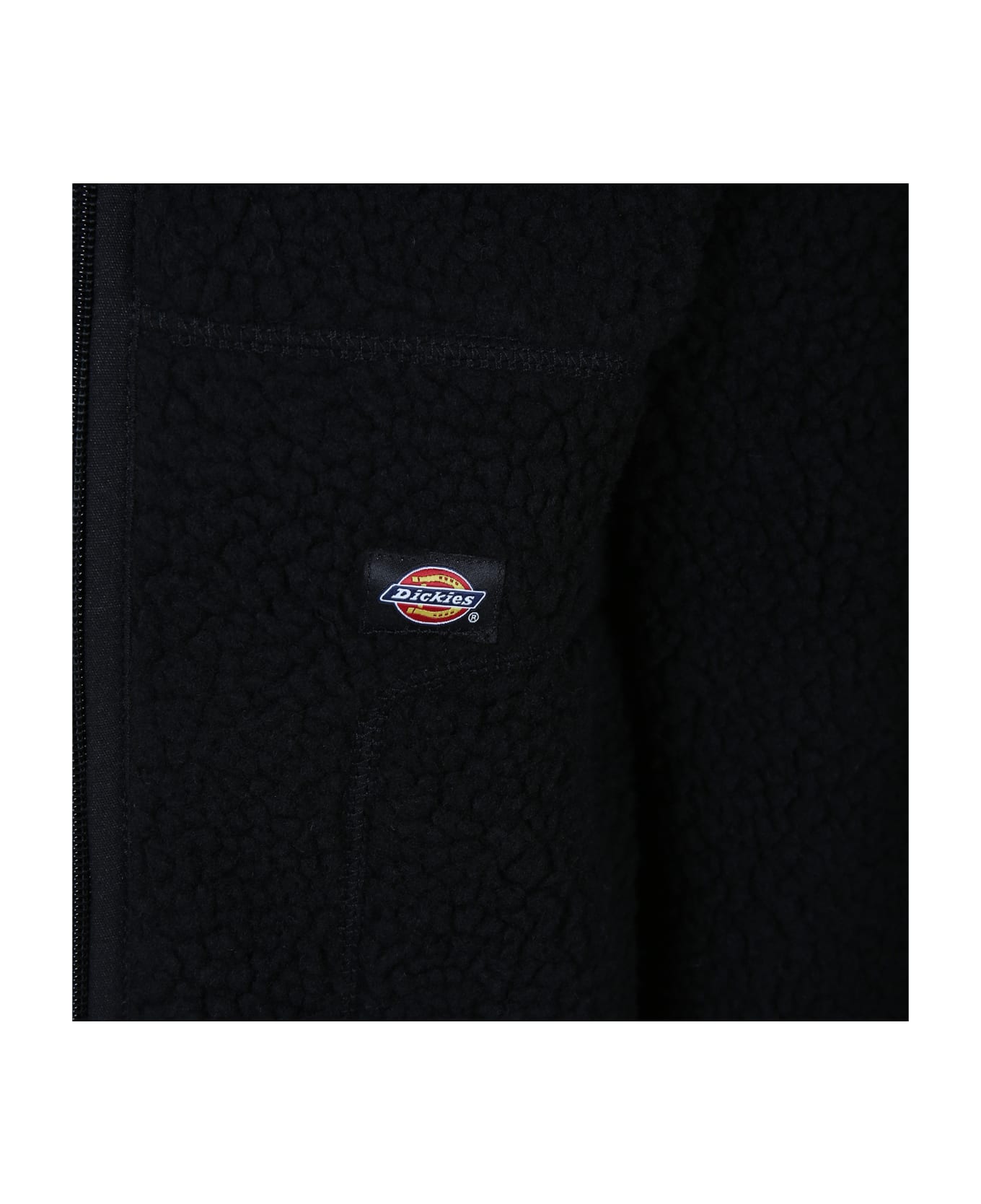 Dickies Black Jacket For Boy With Logo - Black