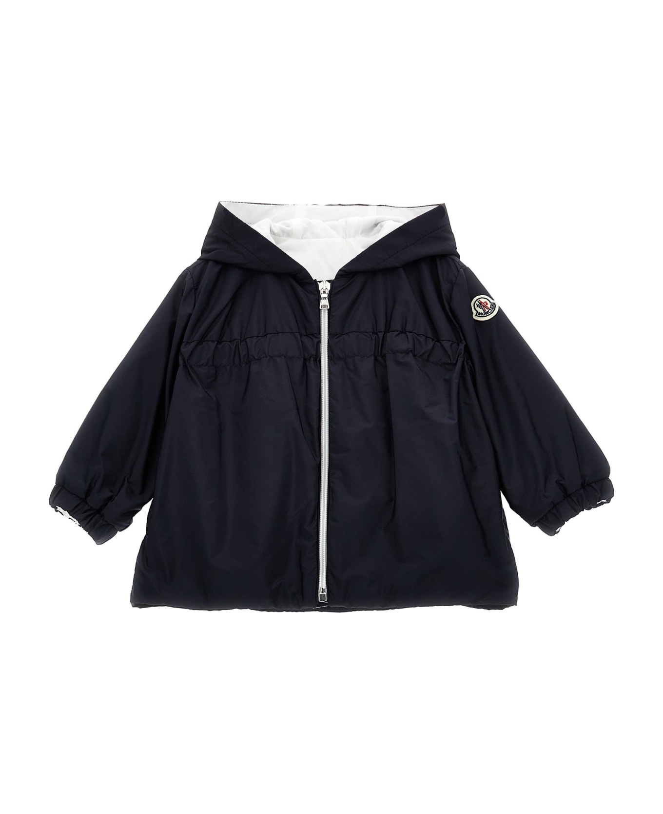 Moncler 'raka' Hooded Jacket - Blue コート＆ジャケット