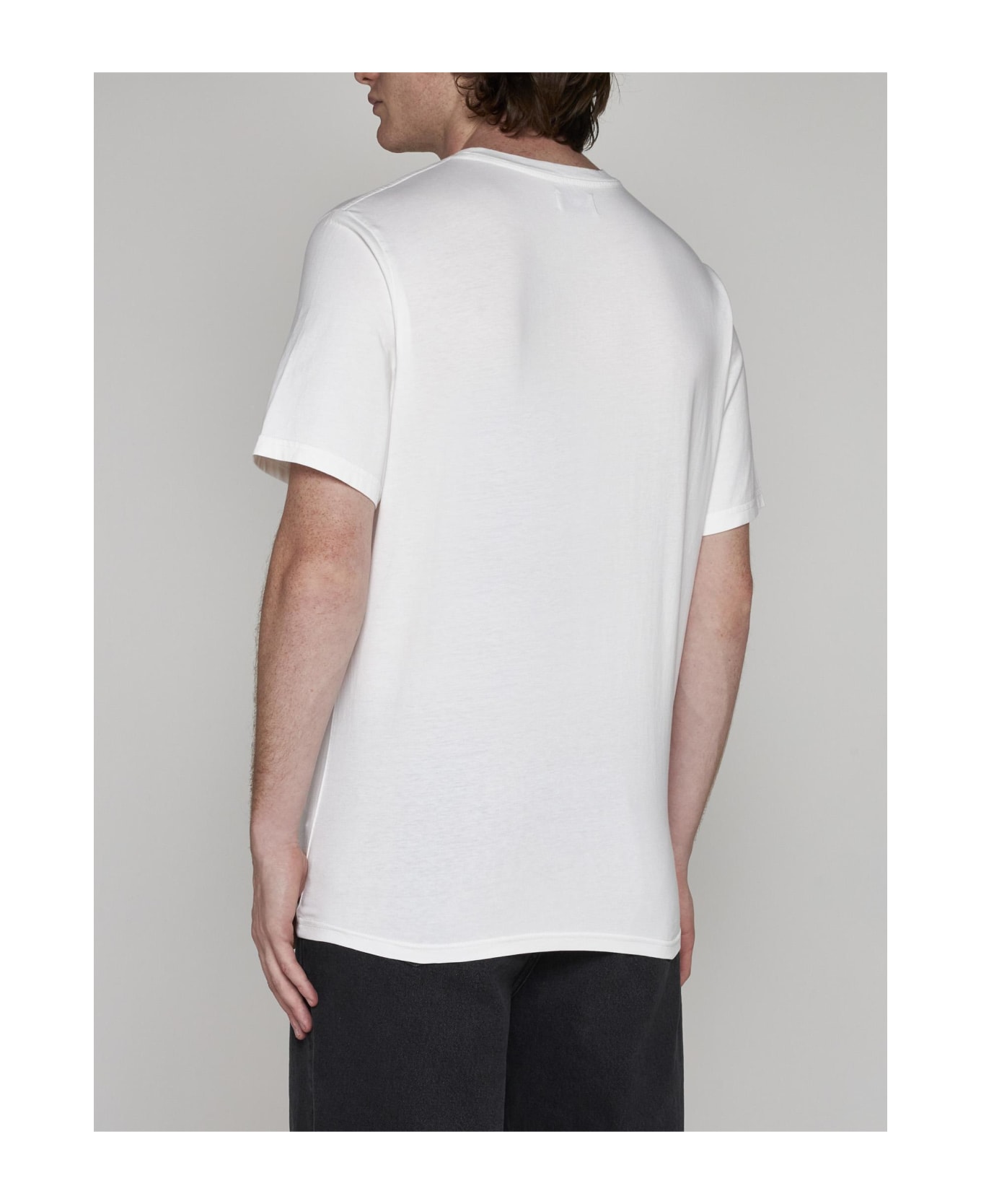 Autry Logo Cotton T-shirt - bianco シャツ