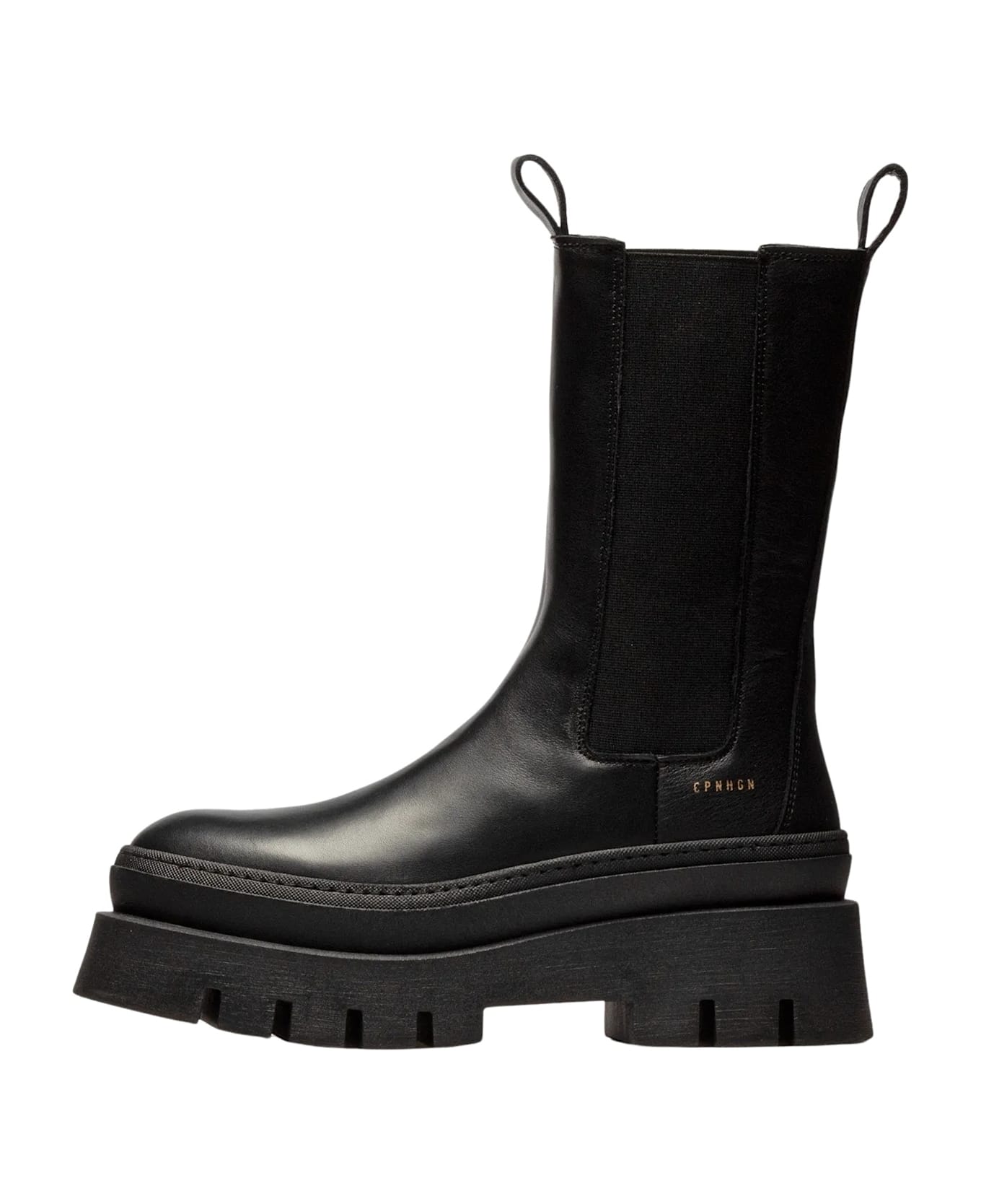 Copenhagen Leather Chelsea Boot - Blk Black