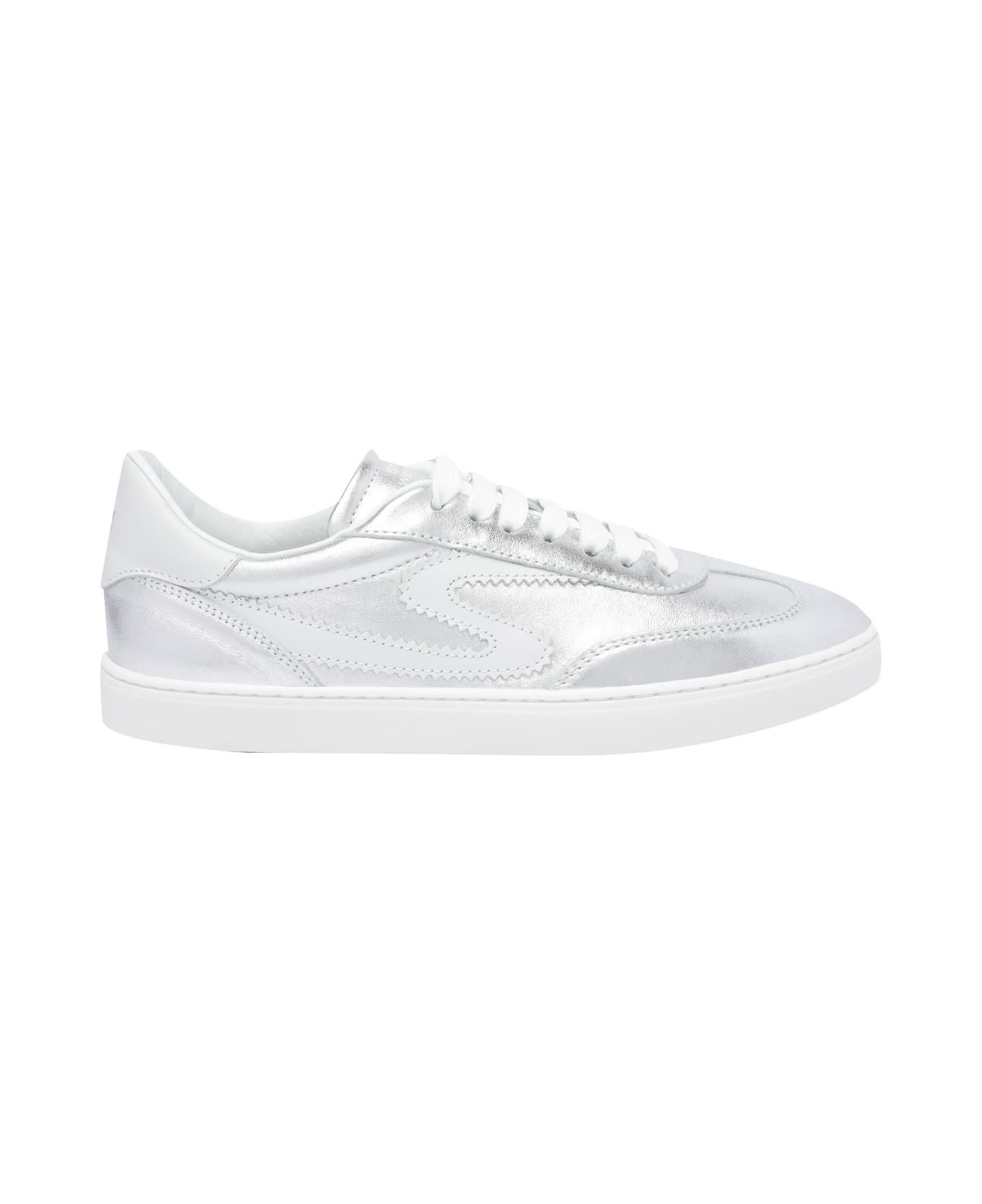 Stuart Weitzman Runaround Sneakers - Silver