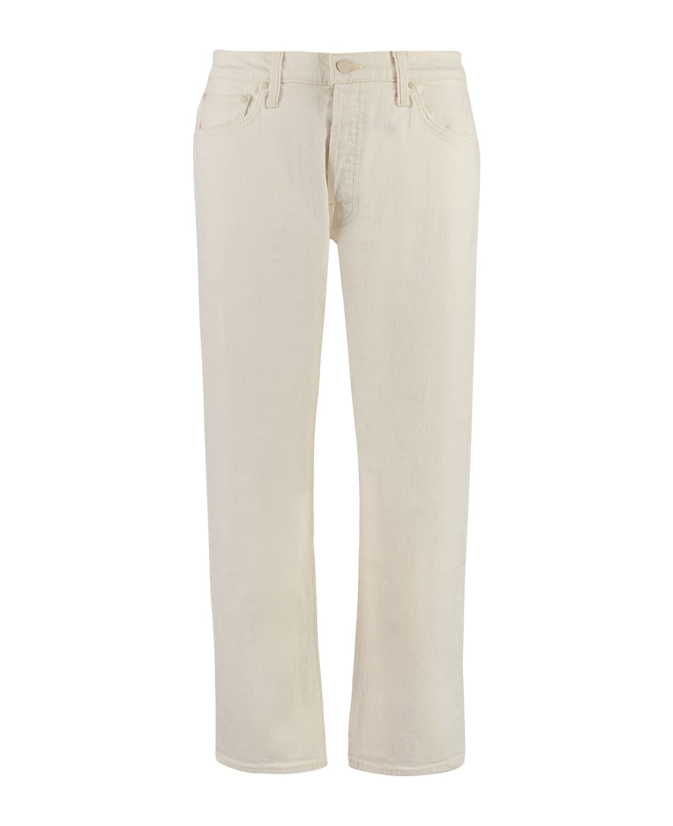 Mother The Ditcher Cropped Trousers - panna