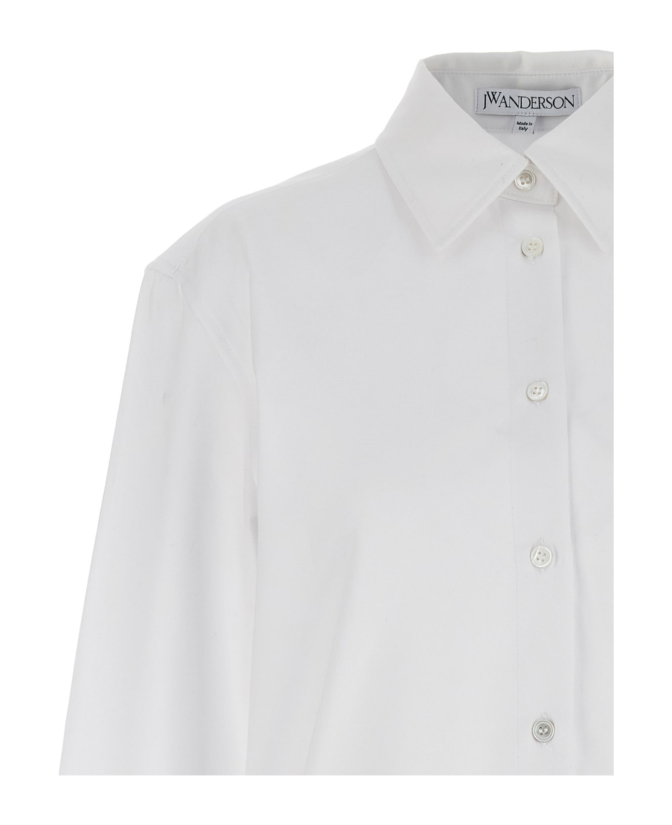 J.W. Anderson Rhinestone Shirt Dress - White シャツ