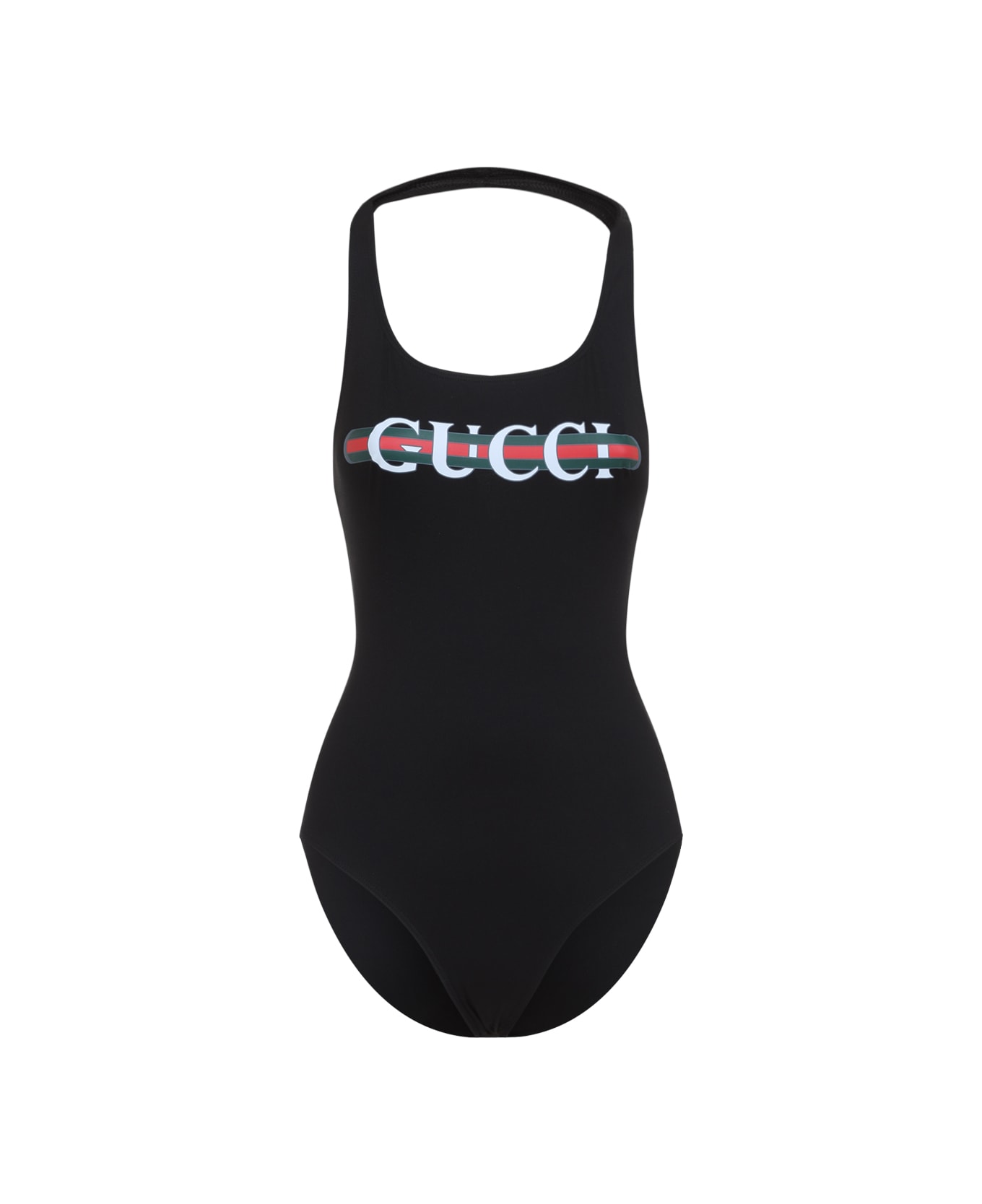 Gucci Logo One Piece Swimwear - Black Mc