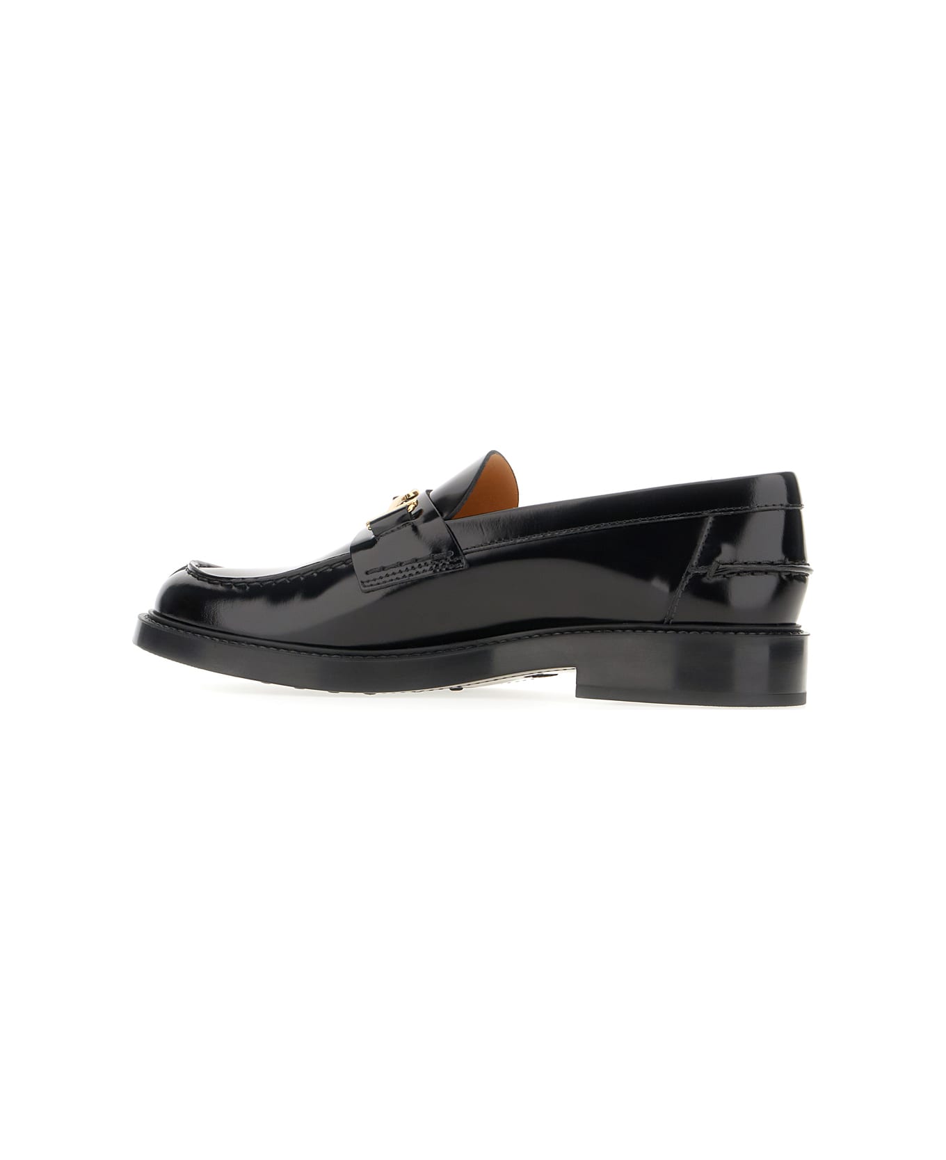 Tod's Black Leather Loafers - BLACK