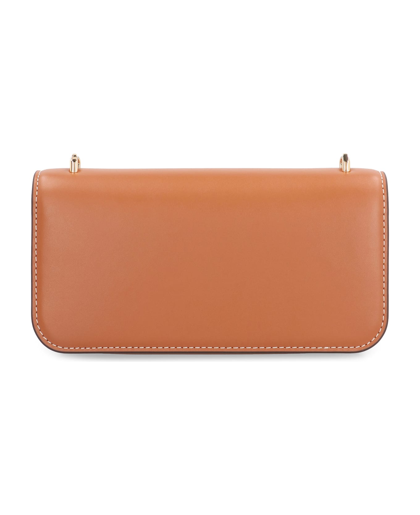 Tory Burch 
eleanor
 Small Brown Leather Crossbody Bag - Brown
