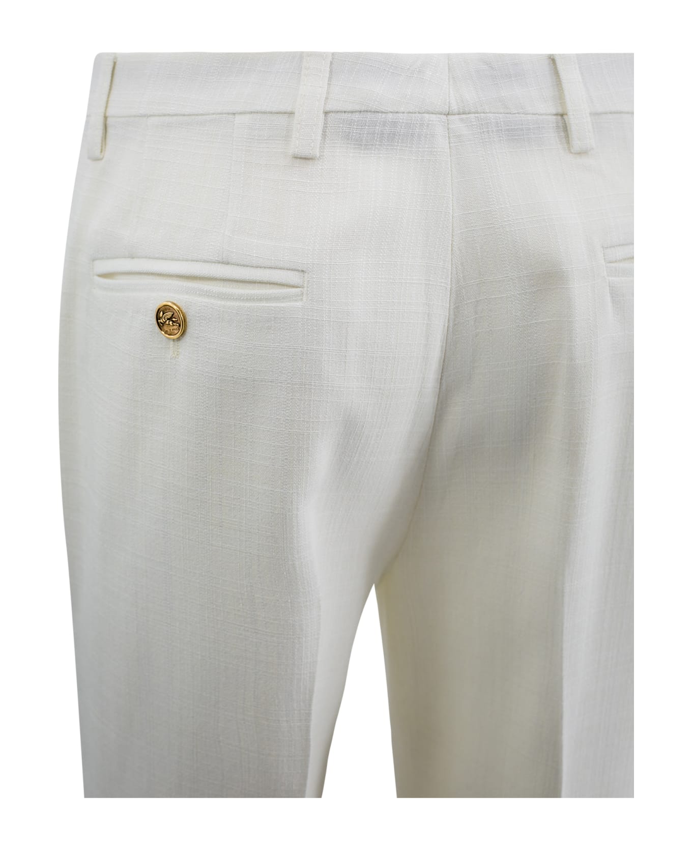 Etro Straight-cut Trousers - White