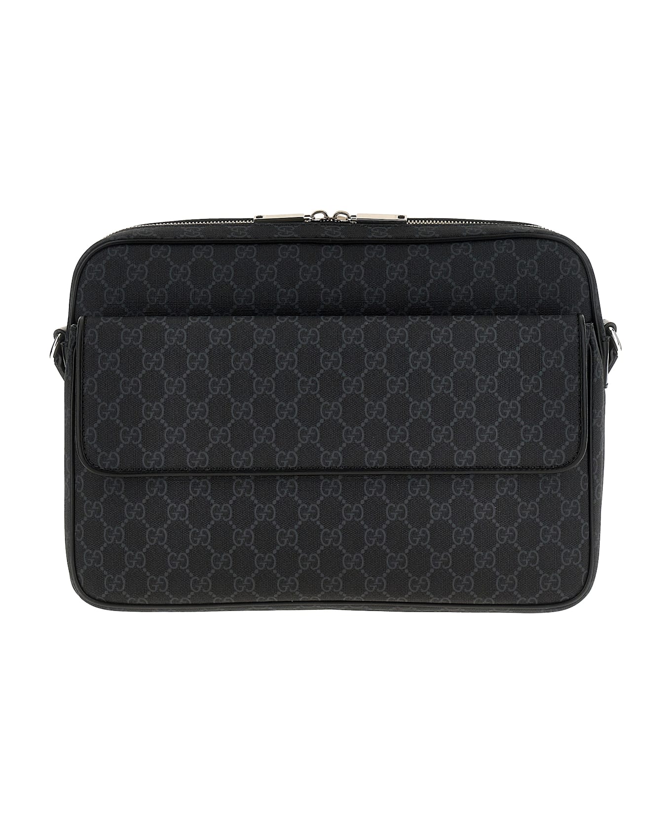 Gucci 'gg' Crossbody Bag - GREYBLACK