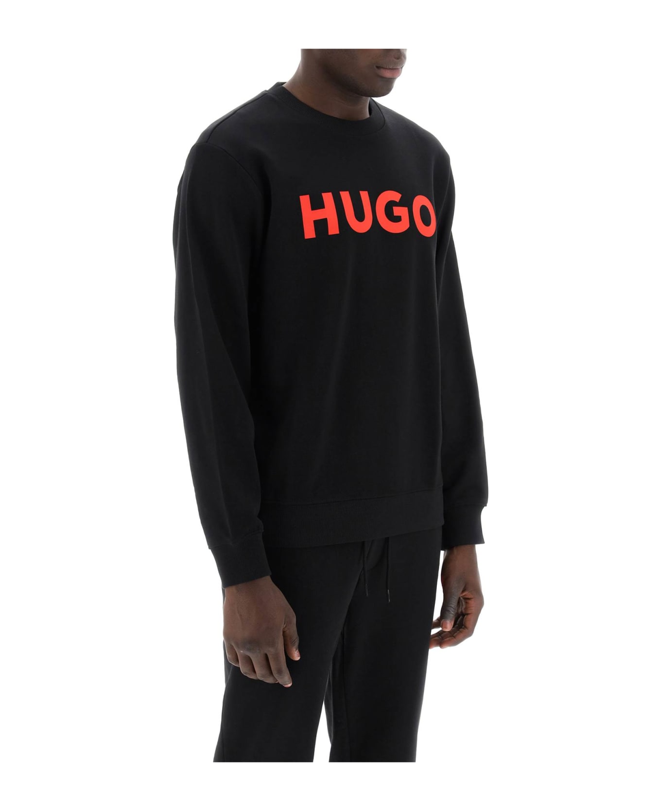 Hugo Boss Dem Logo Sweatshirt - BLACK 001 (Black)
