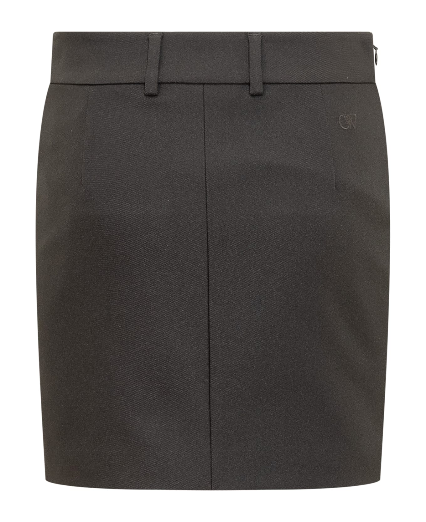 Off-White Tech Drill Mini Skirt - Black Black