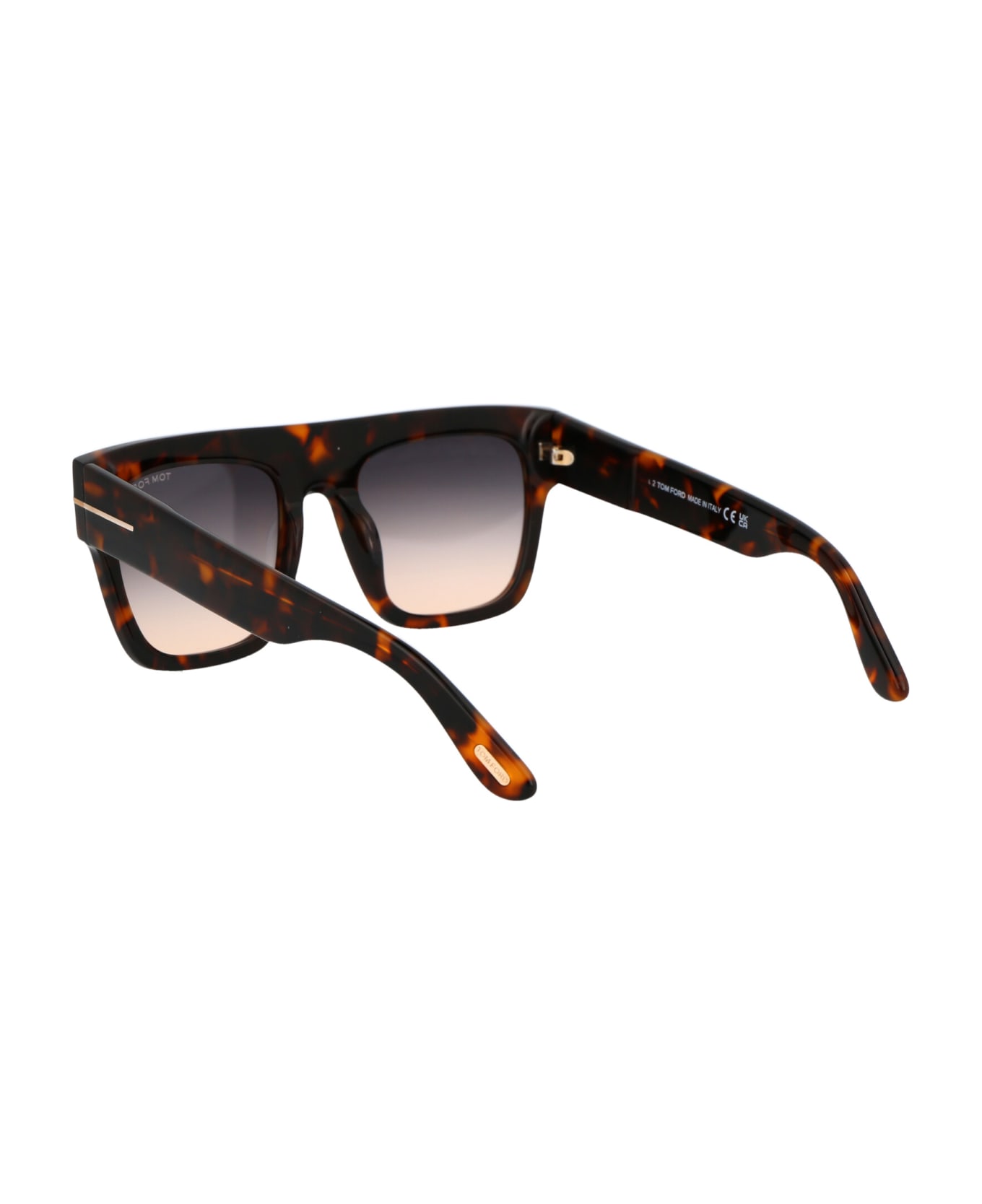 Tom Ford Eyewear Renee Sunglasses - 52B Avana Scura  / Fumo Grad