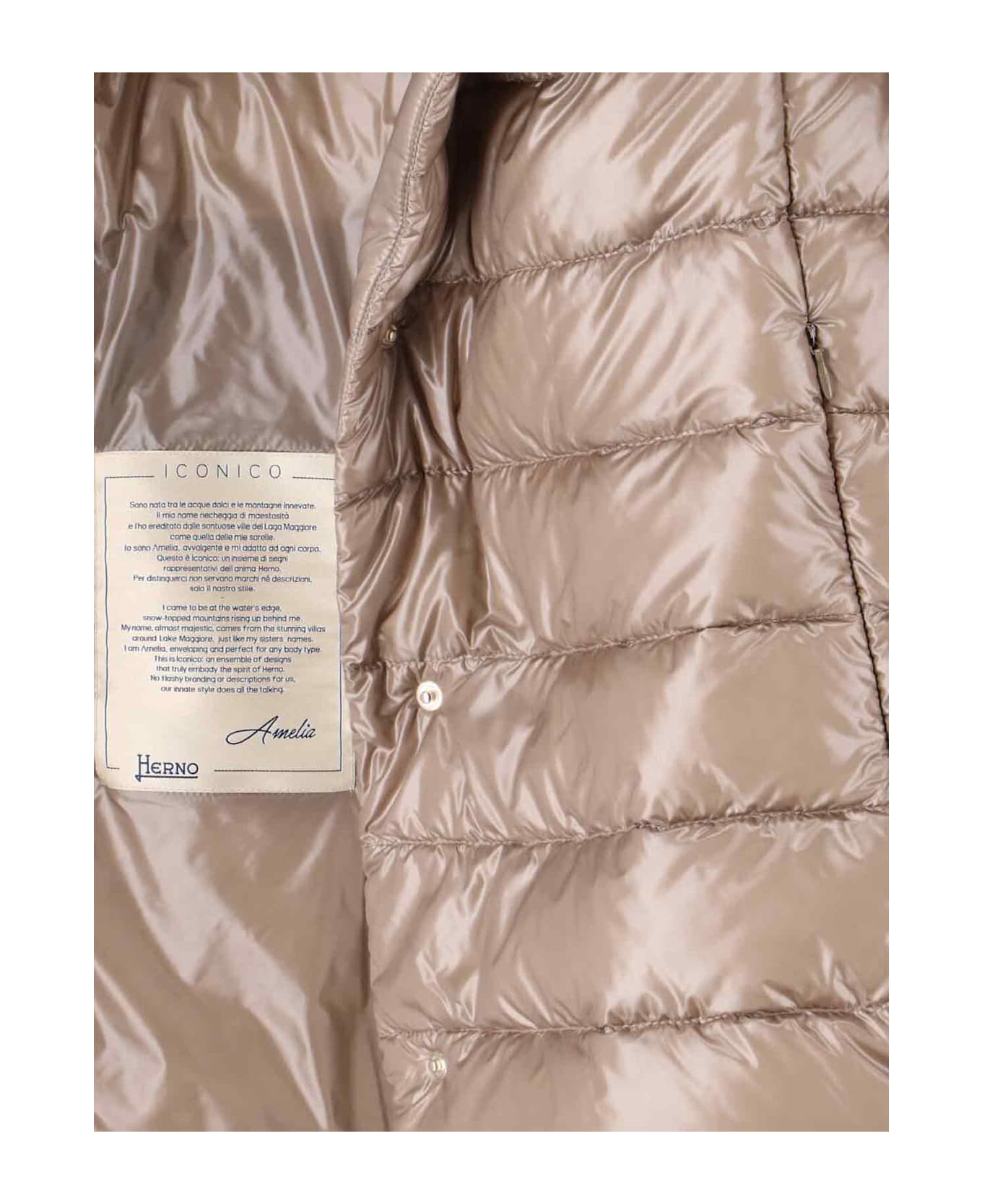 Herno 'amelia' Down Jacket - TORTORA