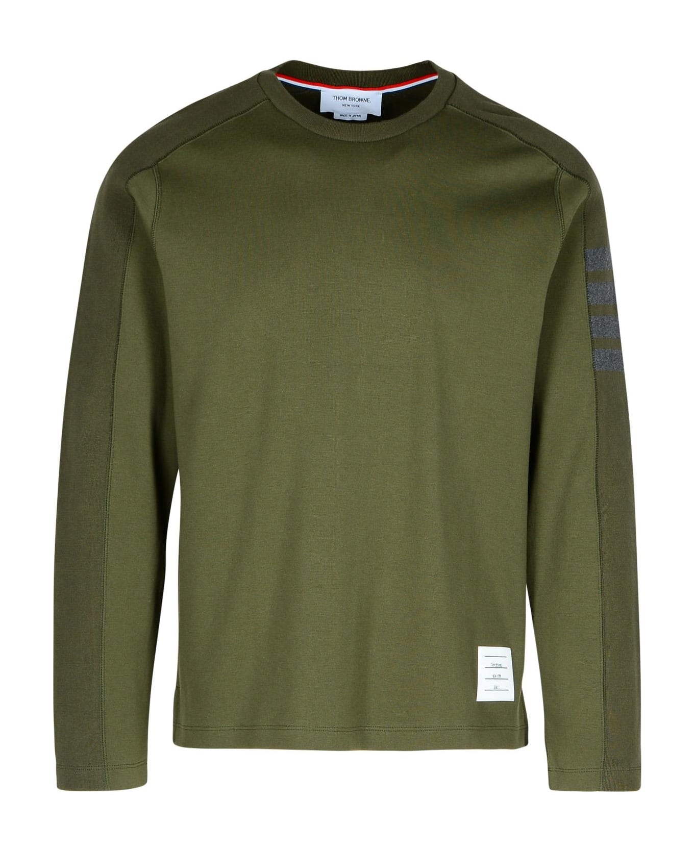 Thom Browne Green Cotton T-shirt - Green