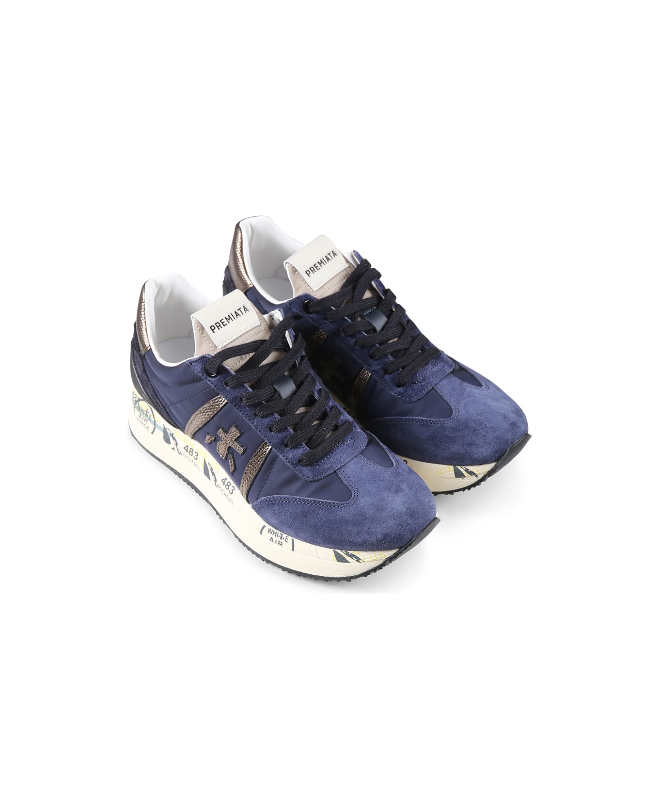 Premiata Blue Conny 6981 Sneakers For Woman - Blue