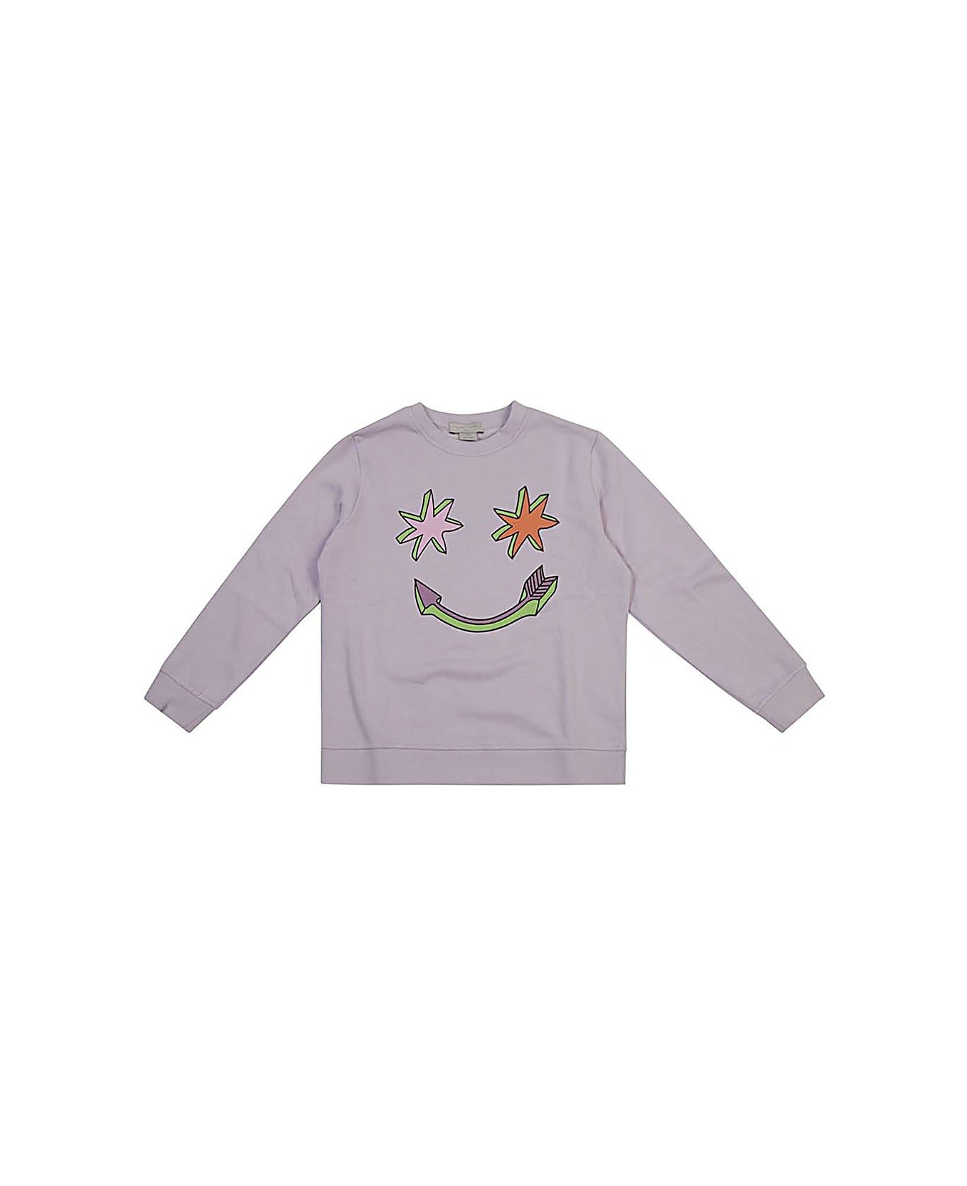 Stella McCartney Graphic-printed Crewneck Sweatshirt - Lilac