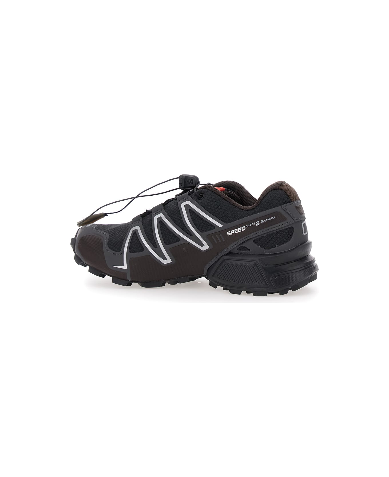 Salomon 'speedcross 3 Gtx' Black Sneakers With Quicklace Drawstring Closure And Embossed Logo On The Side In Fabric Unisex - Black