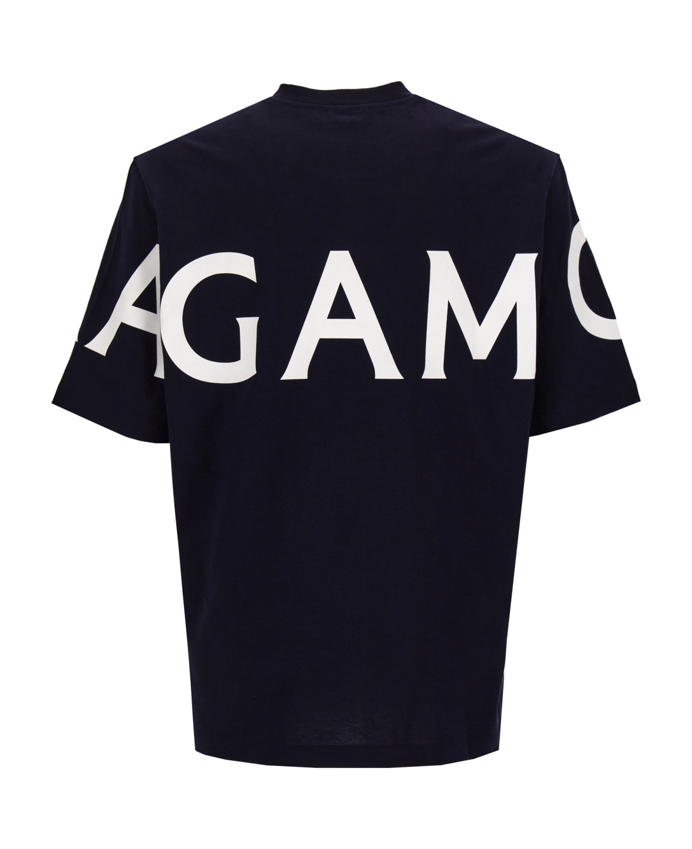 Ferragamo Logo T-shirt - Blue