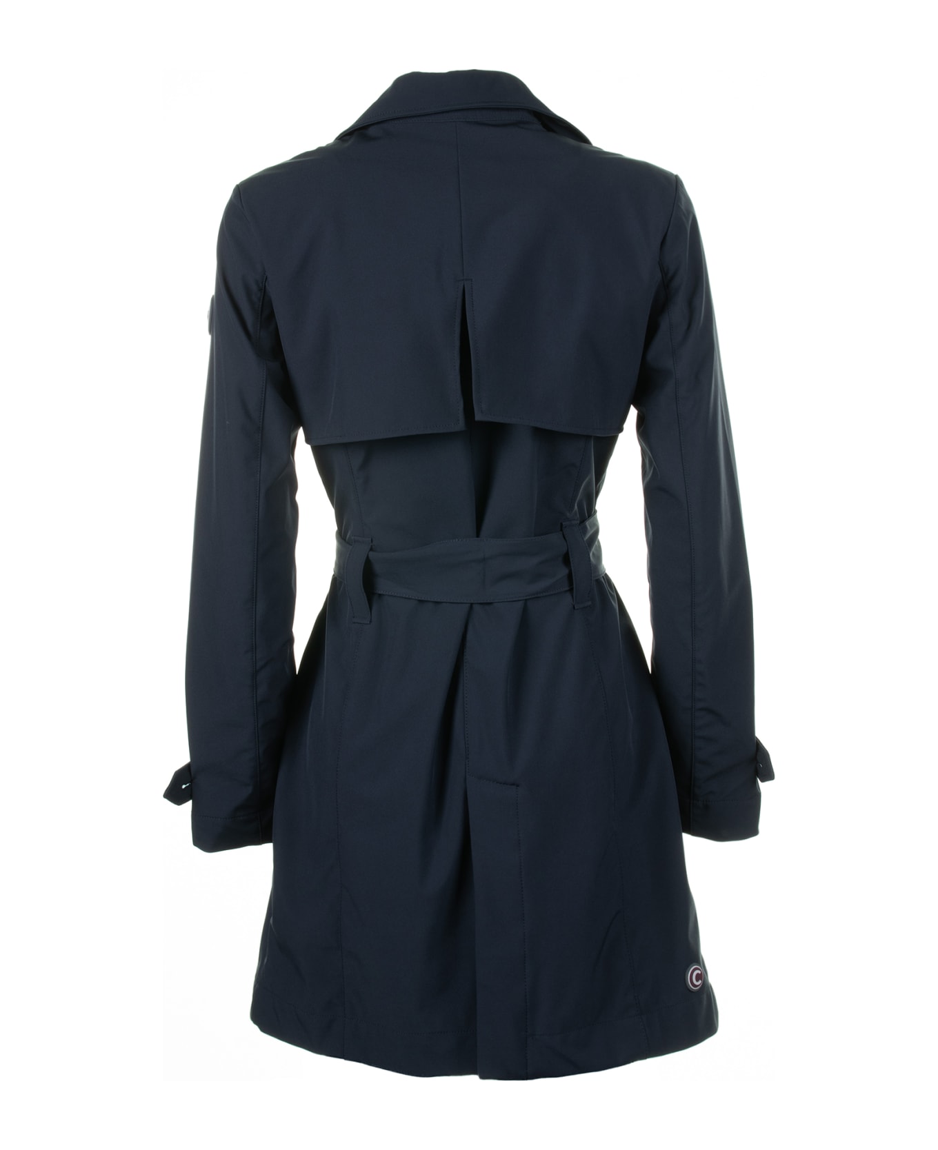 Colmar Softshell Trench Coat With Belt At The Waist - Blu