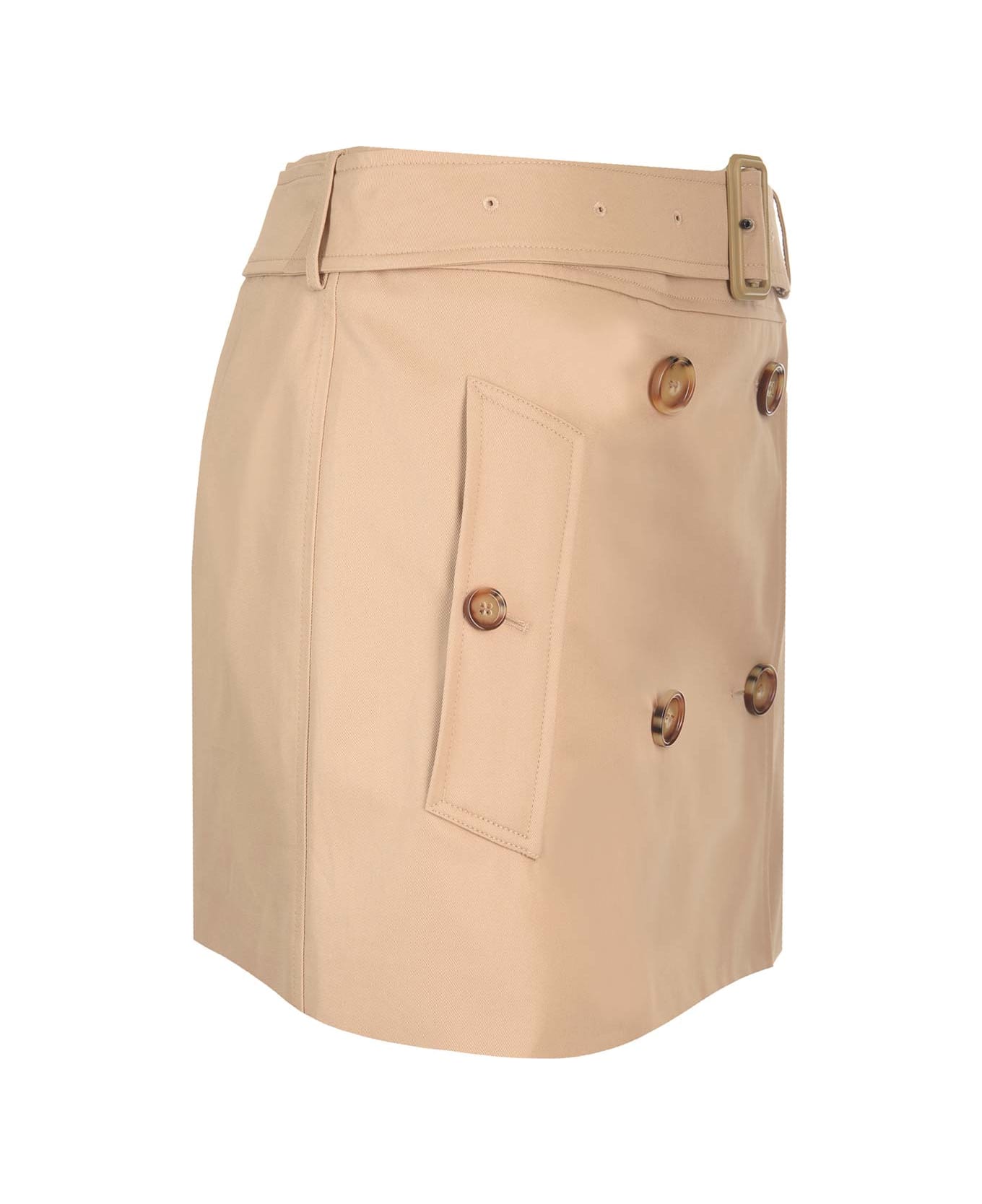 Burberry Trench-style Mini Skirt - Beige
