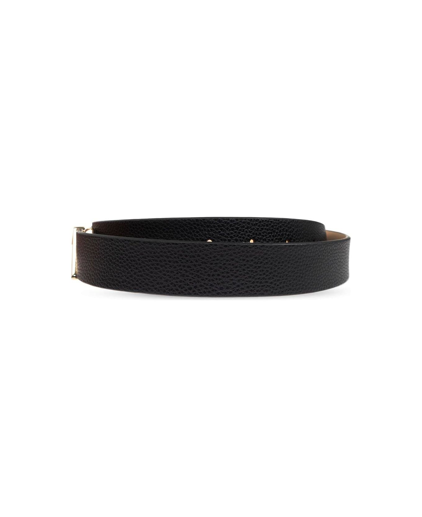 Emporio Armani Leather Belt - Black