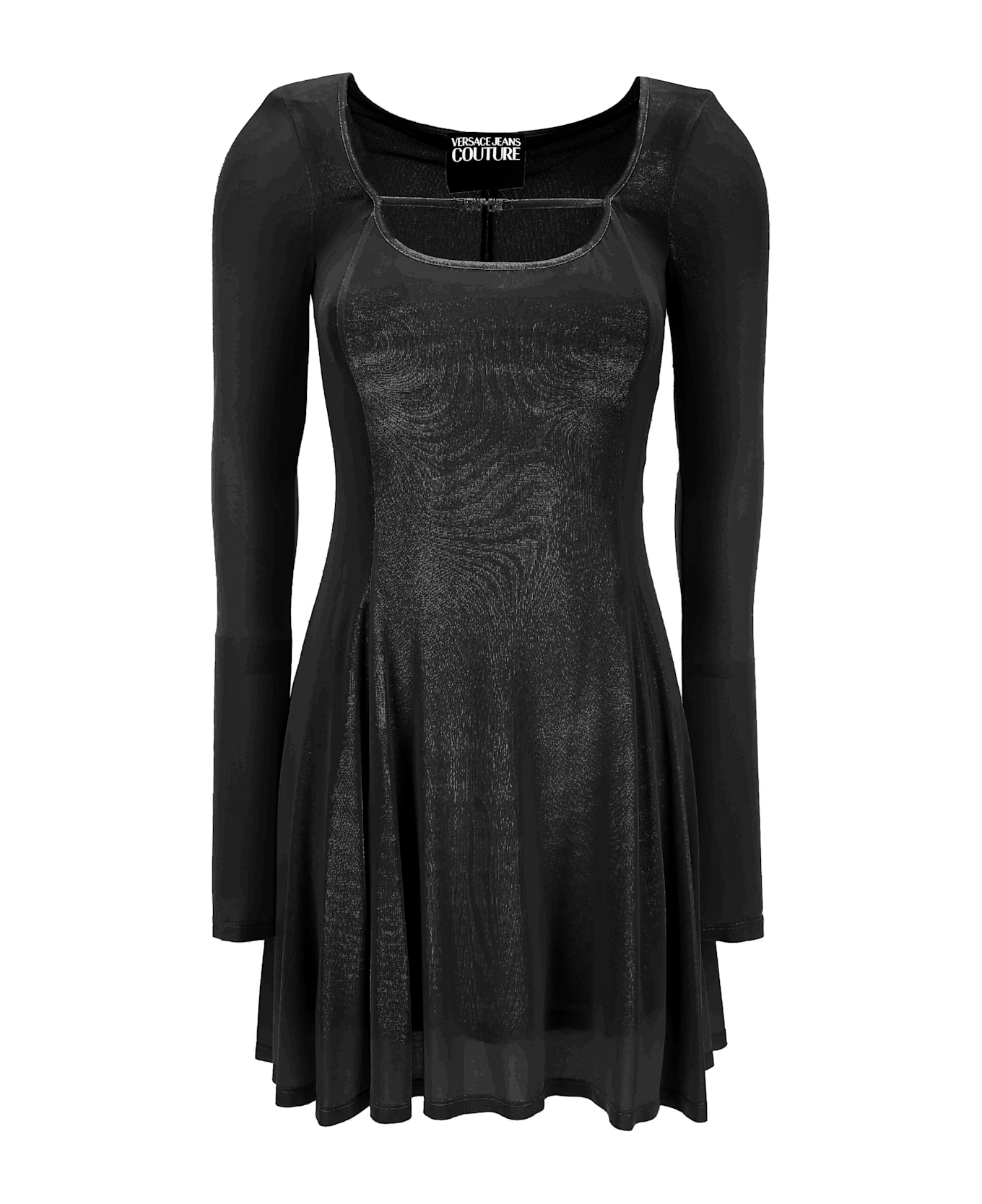 Versace Jeans Couture Dress With Long Sleeves - Black