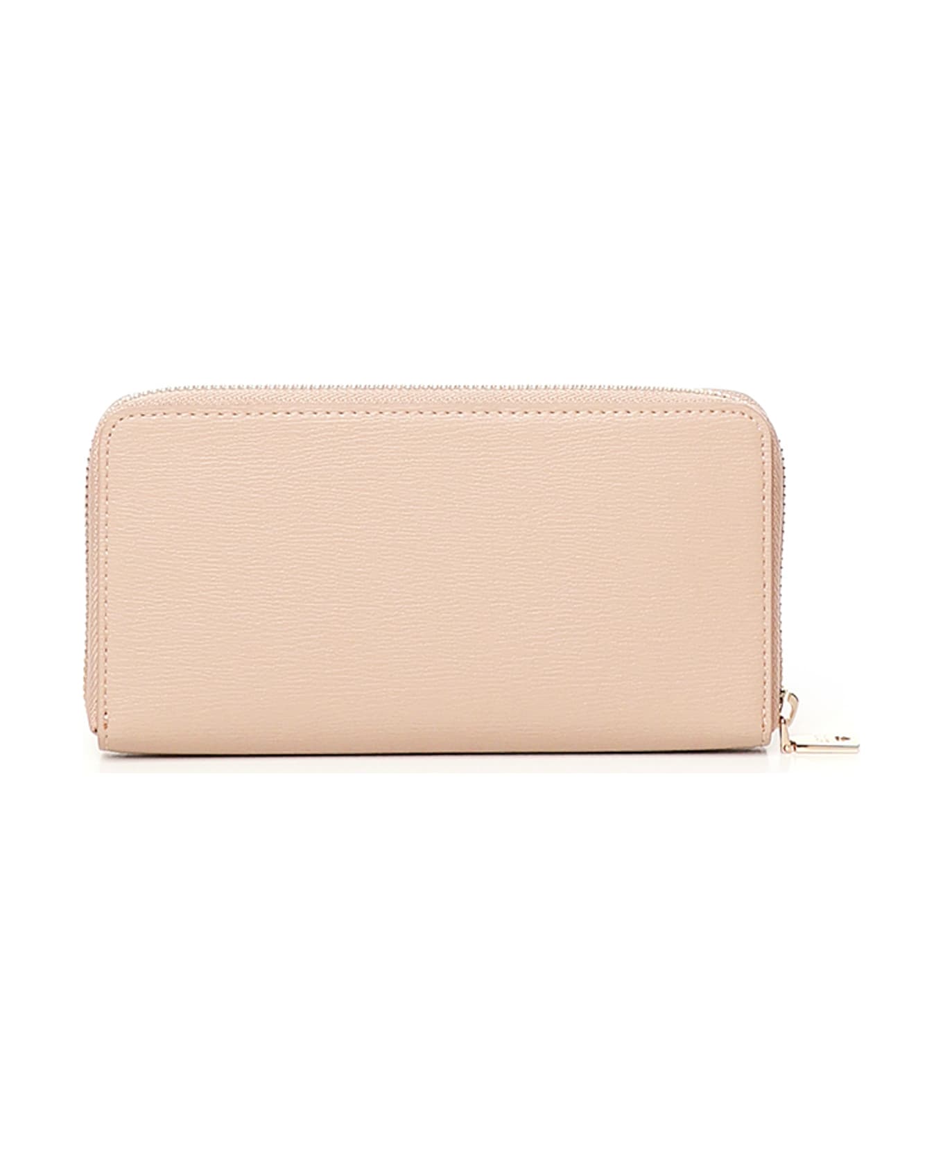Love Moschino Zip Around Wallet With Logo - Pink