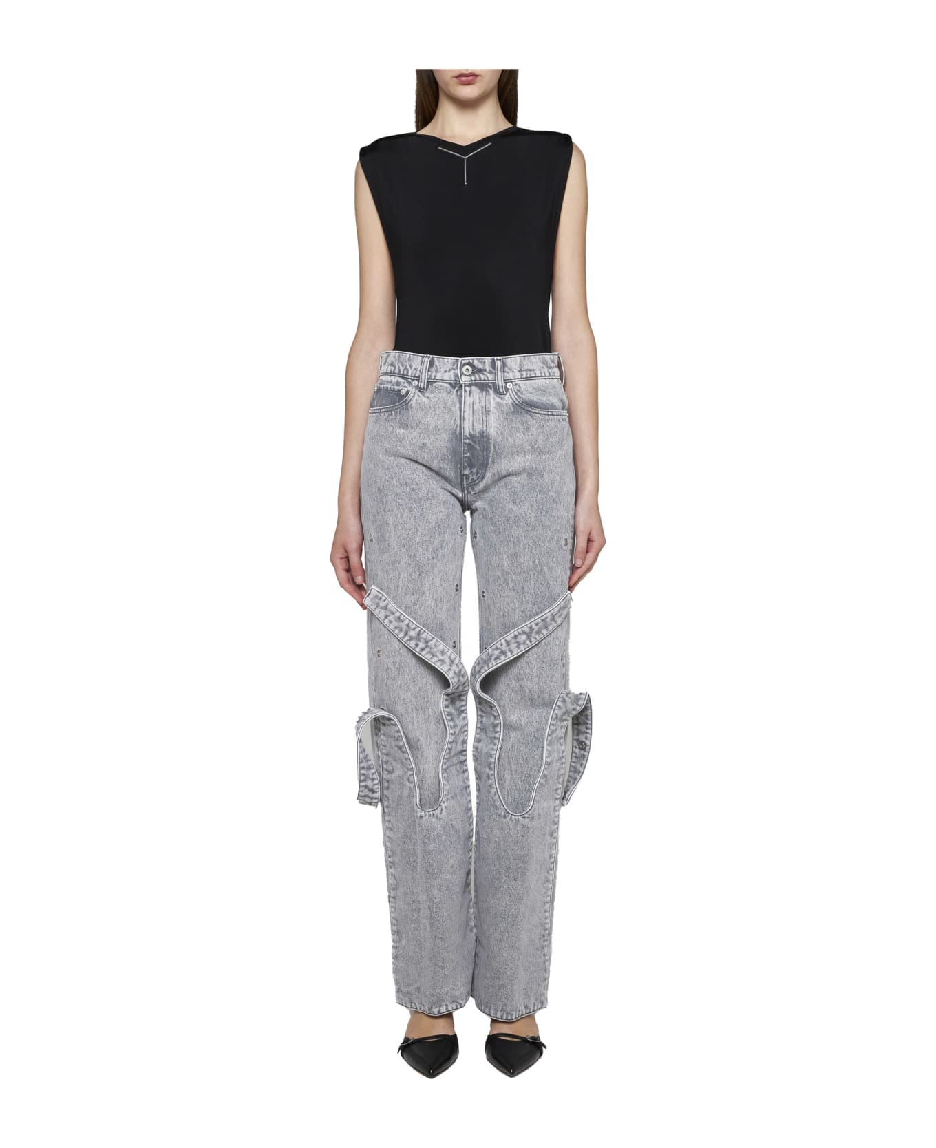 Y/Project Jeans - Vintage grey ボトムス