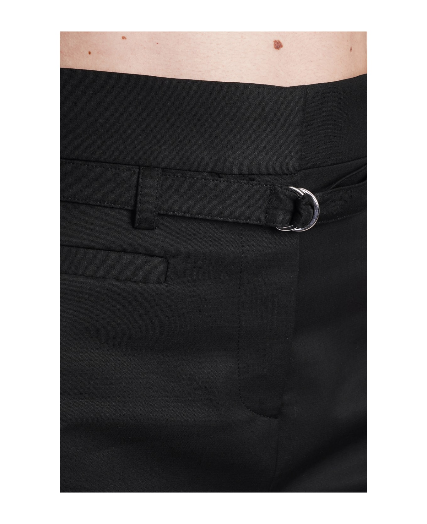 IRO Pants In Black Cotton - black ボトムス
