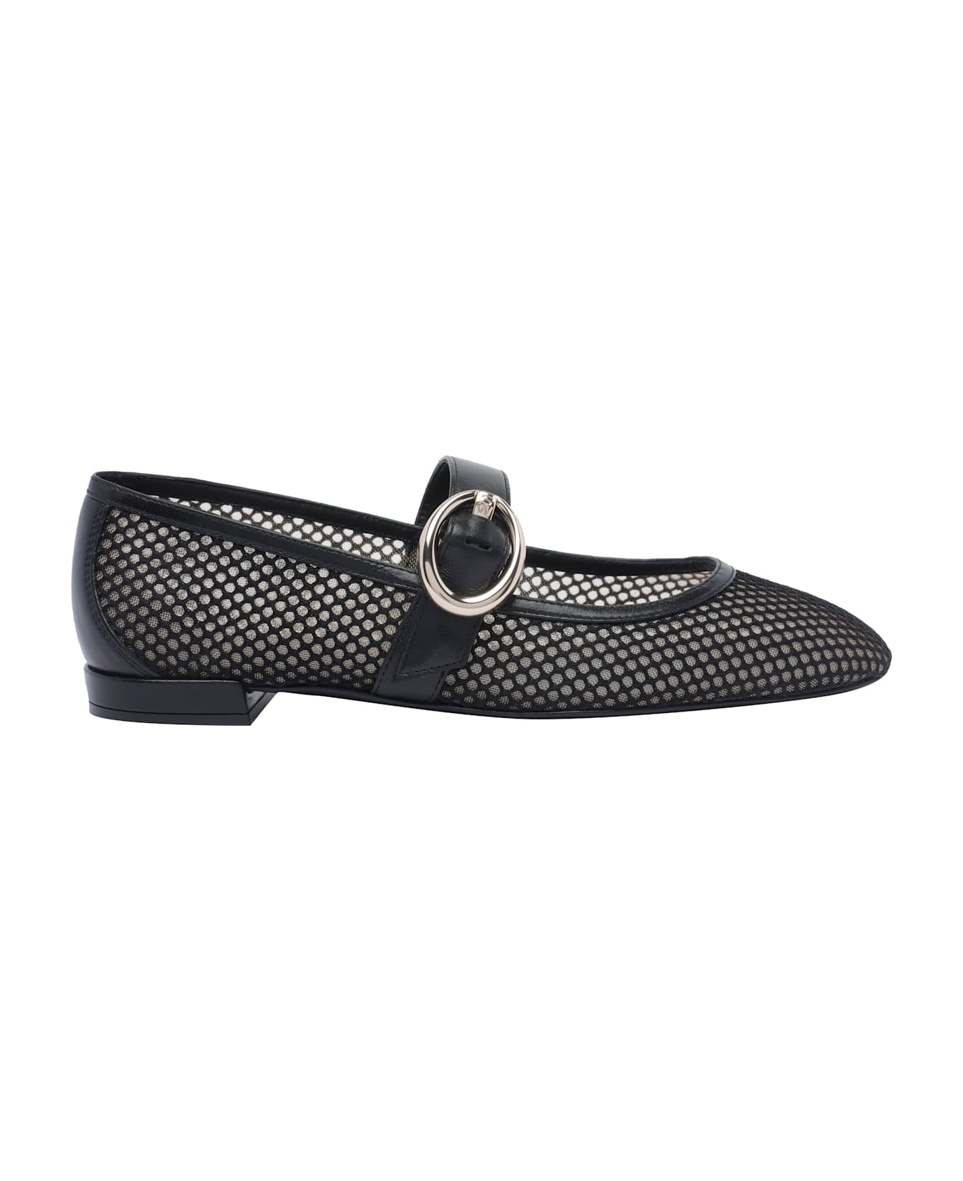 Stuart Weitzman Arabella Mary Jane Ballets - Black