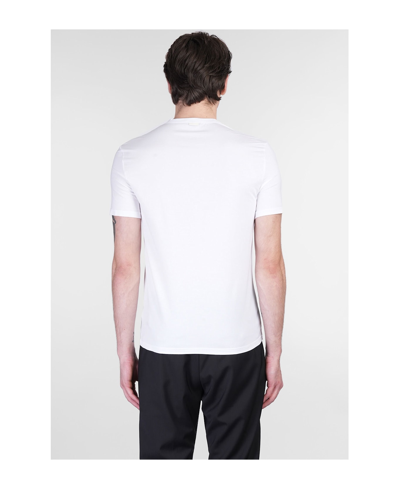 Zegna Lingerie In White Wool And Polyester - white