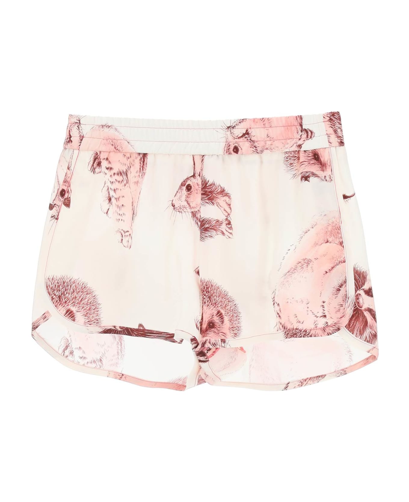 Stella McCartney Silk Shorts - PINK (White) ショートパンツ