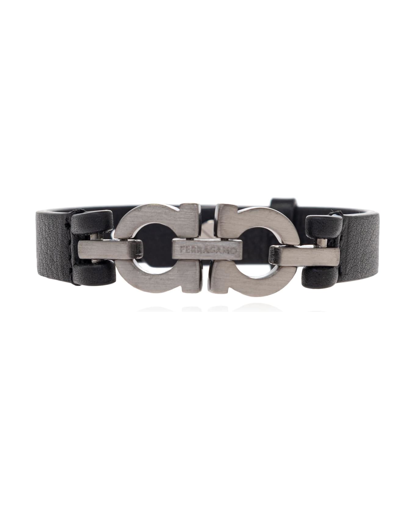 Ferragamo Leather Bracelet - SHADOW BLUE