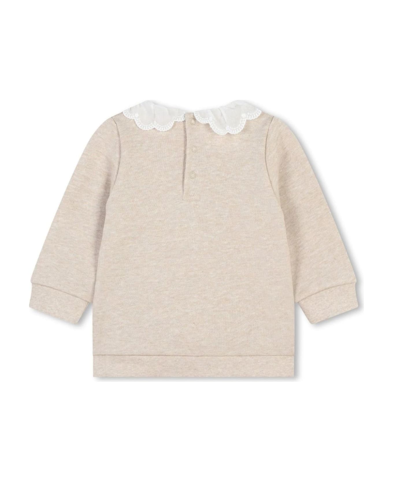 Chloé Chloè Kids Sweaters Beige - NEUTRALS