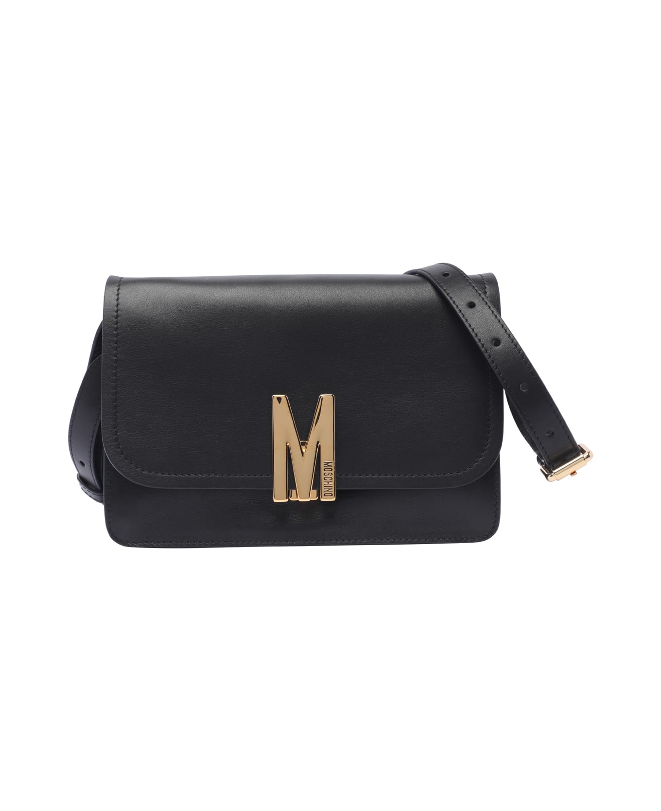 Moschino M Crossbody Bag - Black ショルダーバッグ