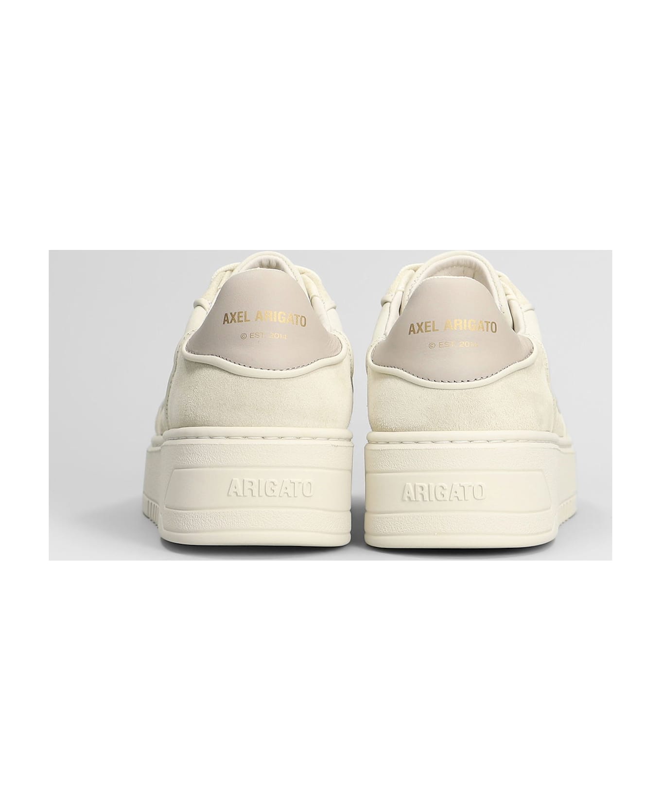 Axel Arigato Orbit Sneakers In Beige Suede And Fabric - beige